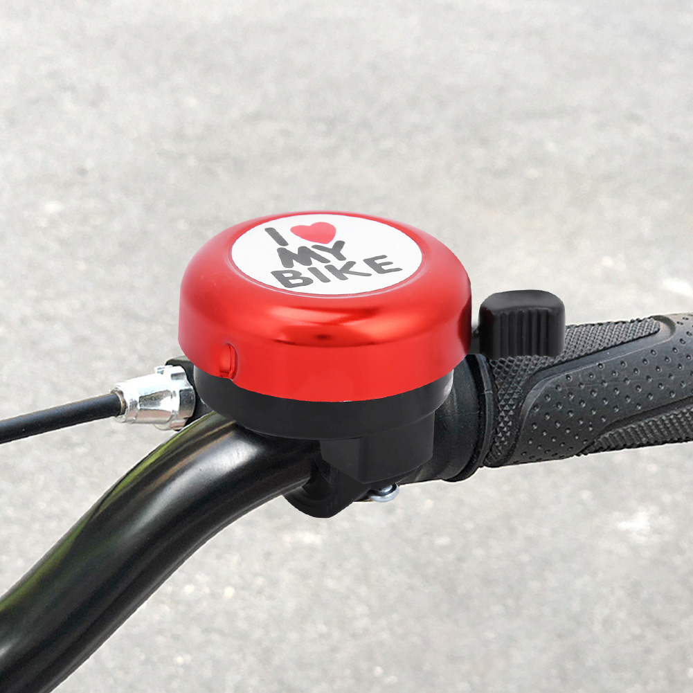 Hochwertiges, Ultraleichtes Mountainbike-fahrradklingel-zubehör Mit Klarem Klang (rot)