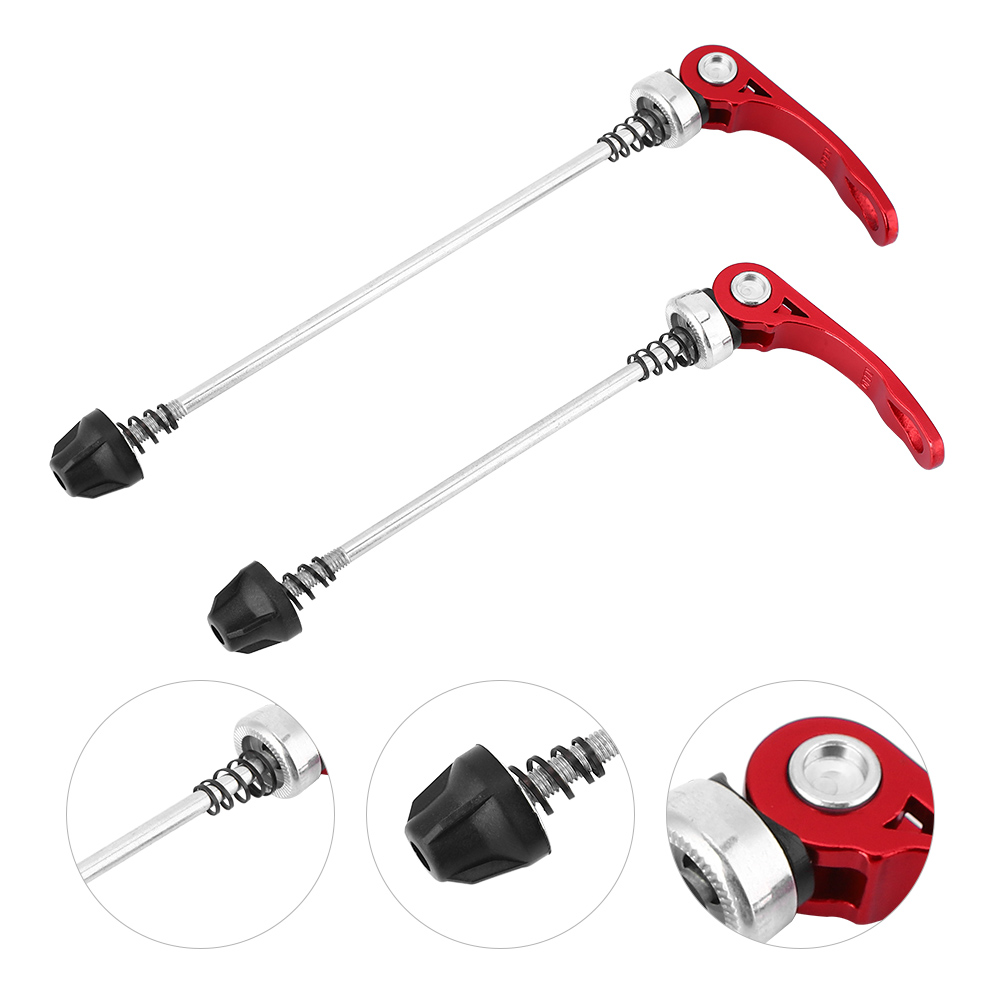 1 Paar Schnellspanner Für Mountainbikes Und Rennräder, Vorder- Und Hinterachse (rot)