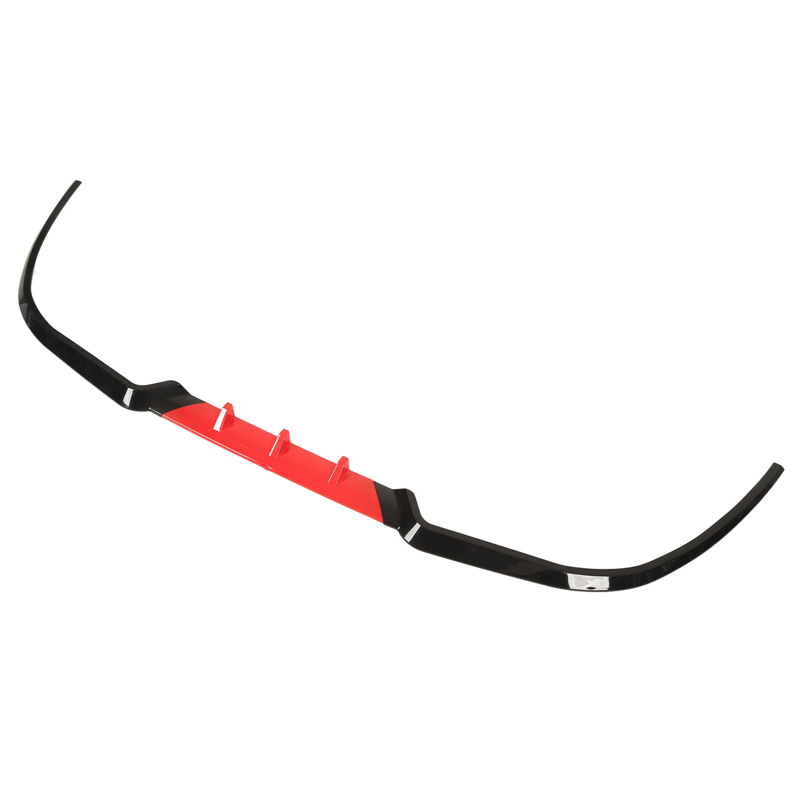 3-teiliger Frontstoßstangen-splitter, Robust, Mit Abgerundeten Ecken, Universell Passend Für A3, A4 Und A6, Rot