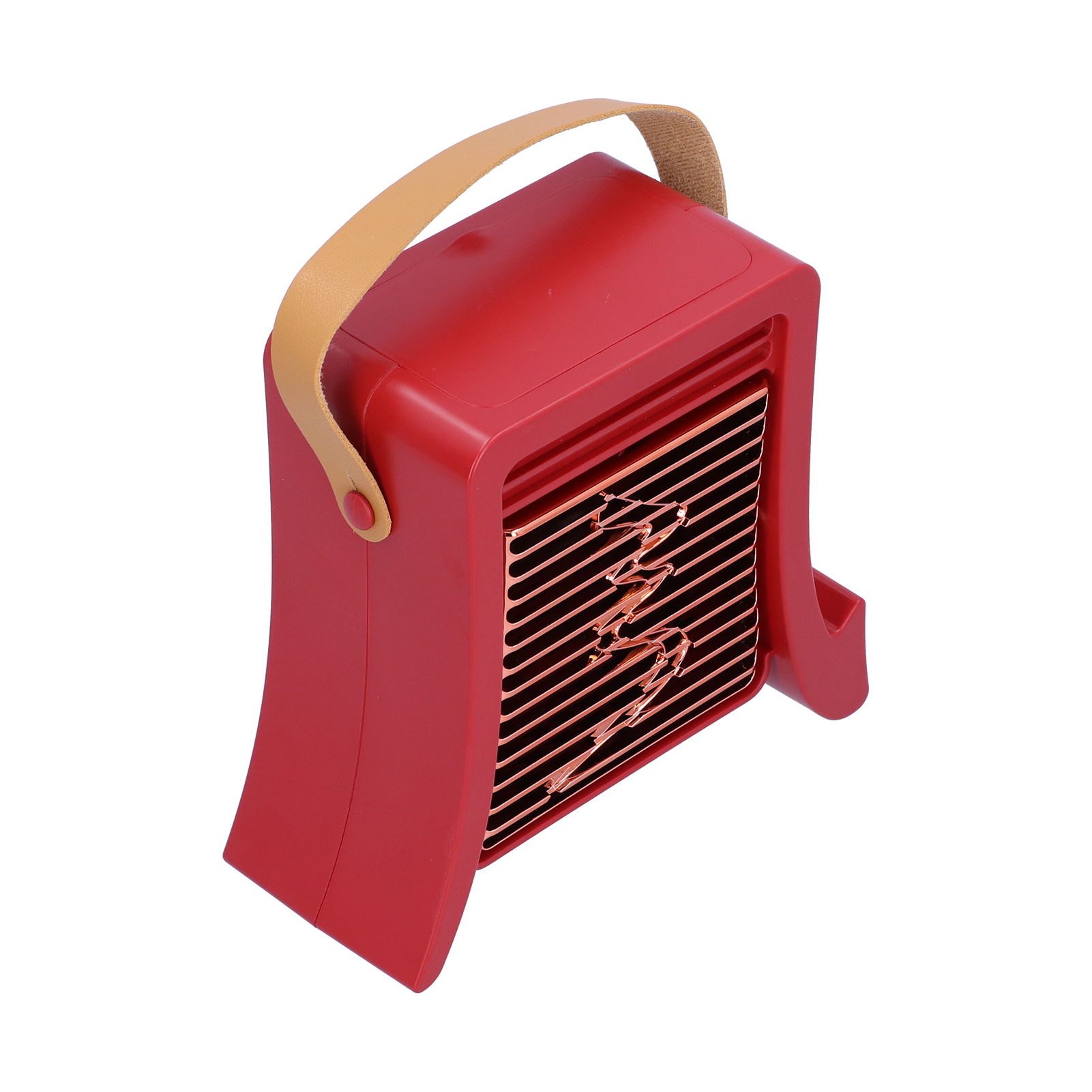 Wiederaufladbarer Usb-led-ventilator Mit Tragbarer Sprühfunktion Zur Kühlung, Geeignet Für Wohn- Und Esszimmer, Rot
