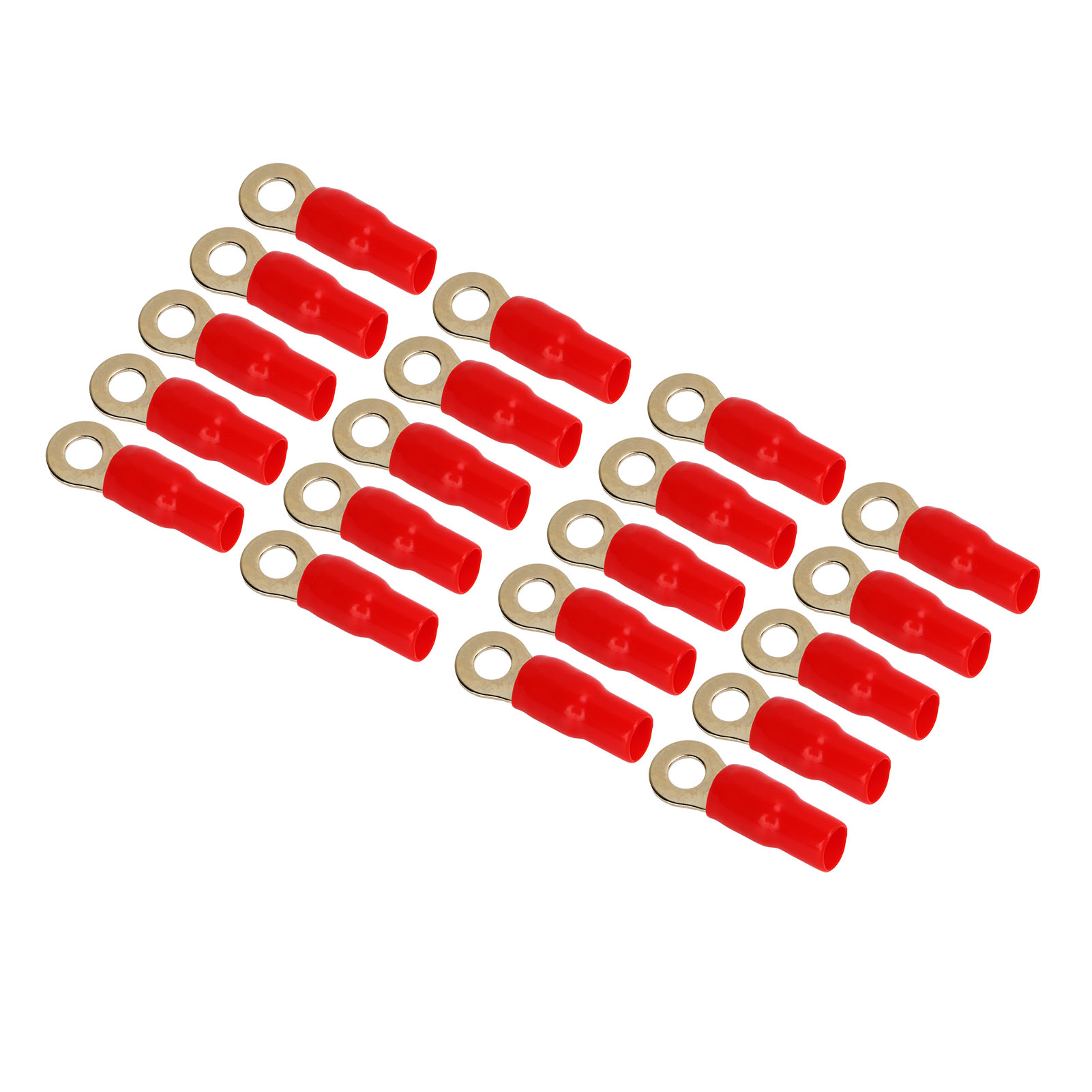 Awg 8 Mm Kupfer-kabelschuhverbinder, 20er-packung, Kompakt Für Verteilerkästen, Boote Und Fahrzeuge