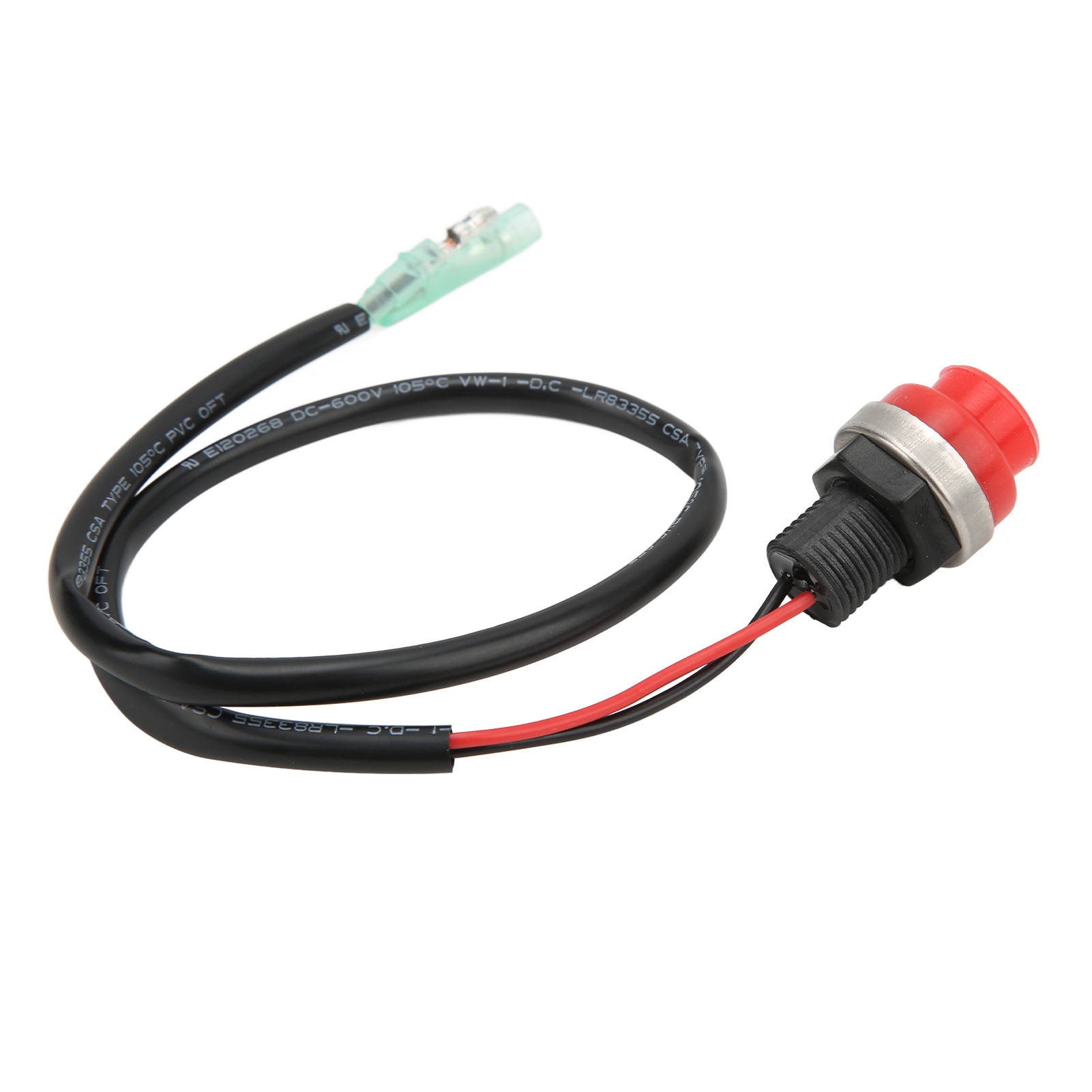 Start-/stoppschalter Für Außenbordmotoren, 45 Cm Kabel, Schlüsselloser Druckknopf, Universell Für Boote Und Yachten