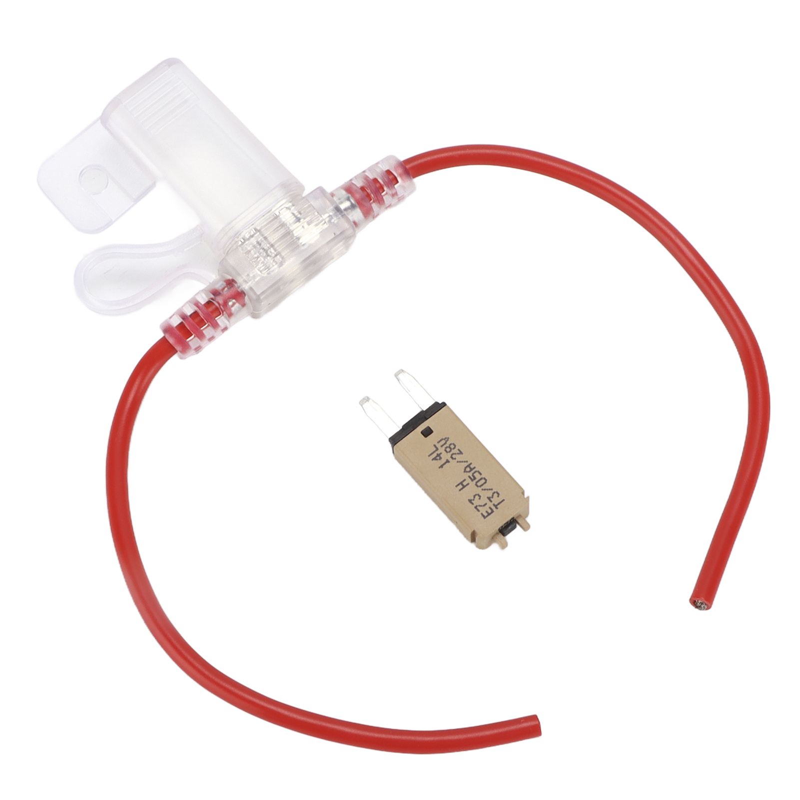 31,5 Cm Wasserdichter Kfz-sicherungshalter 12awg, 5a Manuell Rückstellbare Sicherung, Tpe+pvc-ummantelung Für Wohnmobile, Segelboote, Kofferräume.