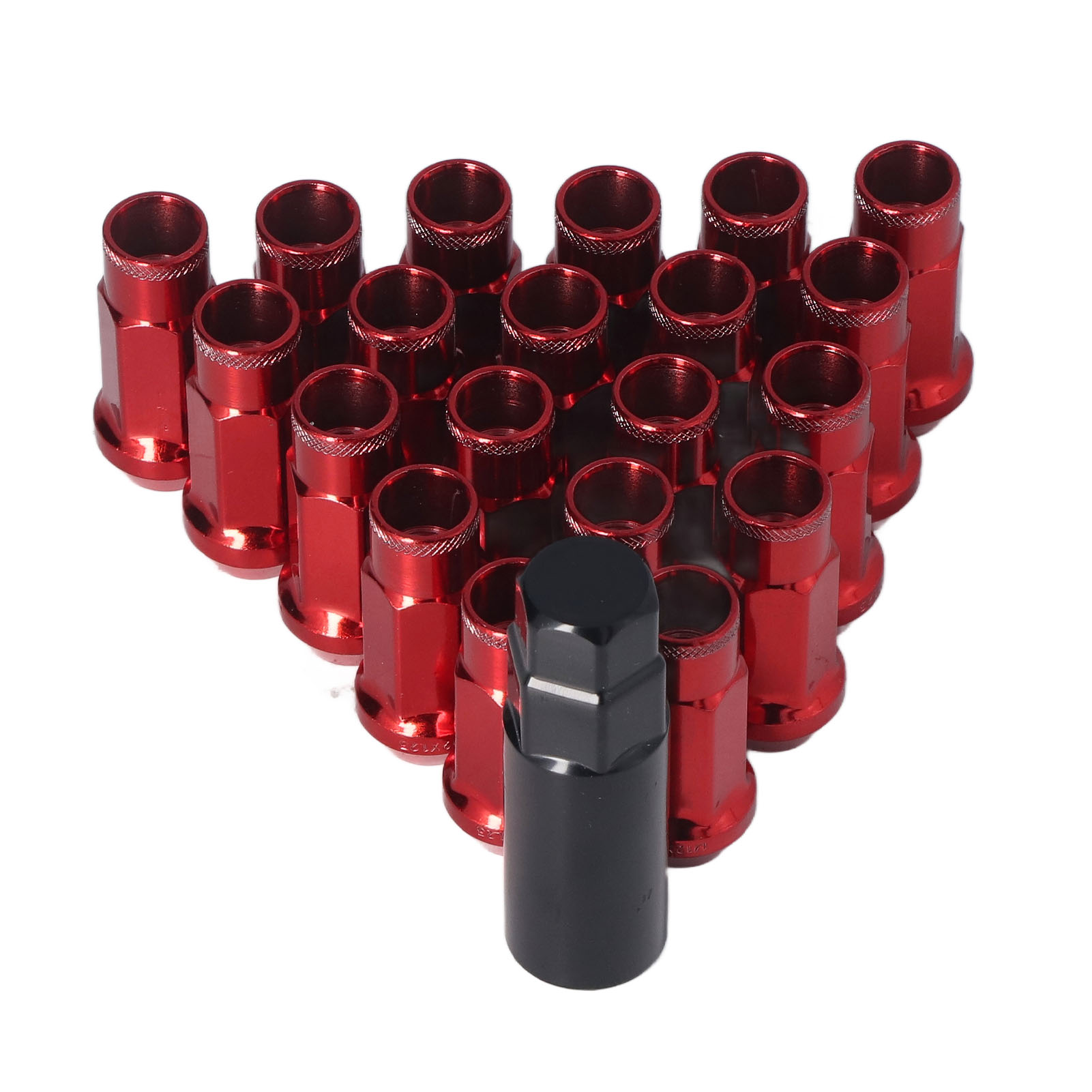 M12x1,25 Radmuttern Aus Metall, 20er-pack, Universell, Ersatzteile Für Mitsubishi, Rot