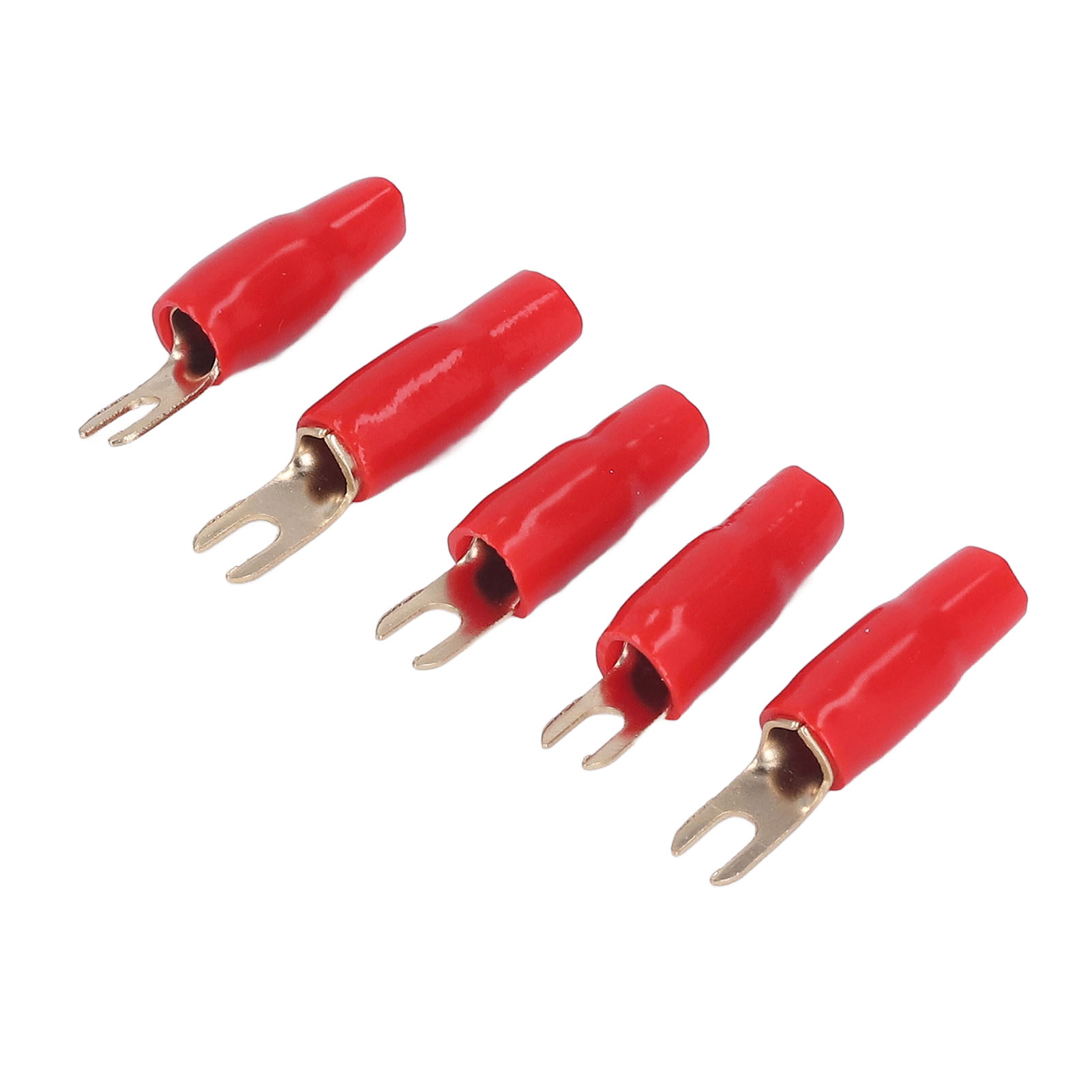 6 Awg X25 U-förmiger Gabelverbinder, Kupfer-crimpanschluss Für Auto, Boot, Haus, Solarpanel, Flachklemmen