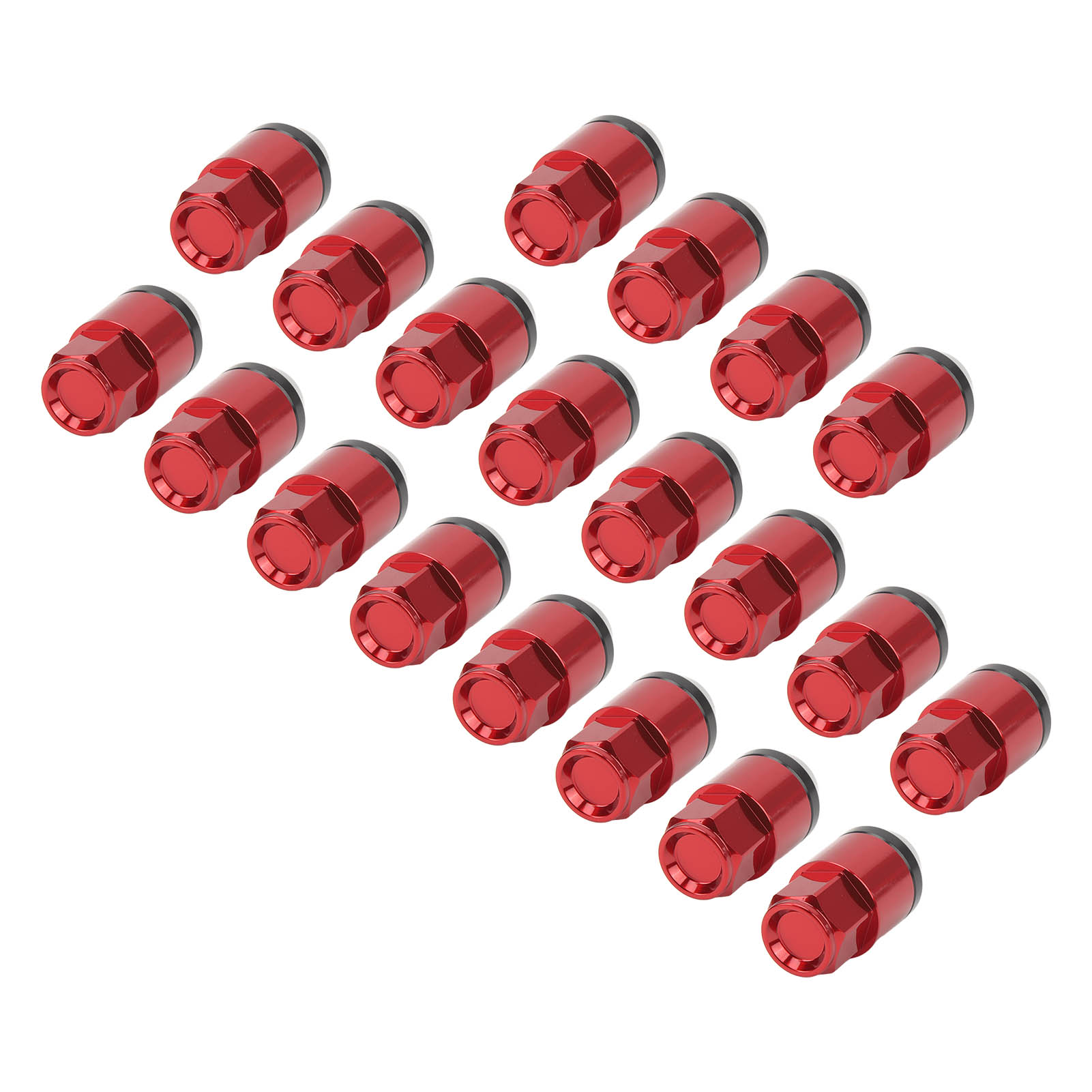 M12x1,5 19 Mm L42 Mm Hochfeste, Rostfreie Radmuttern, Professioneller Universalersatz Für Mitsubishi, Rot