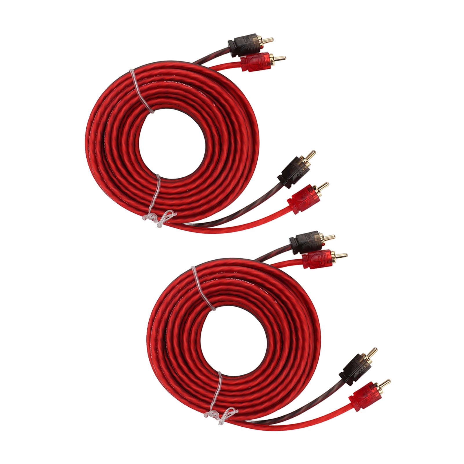 Rca-kabel 5 M Stecker-stecker, 2er-pack, Gummimantel, Hohe Leitfähigkeit, Universell Für Stereoanlage, Auto, Verstärker.