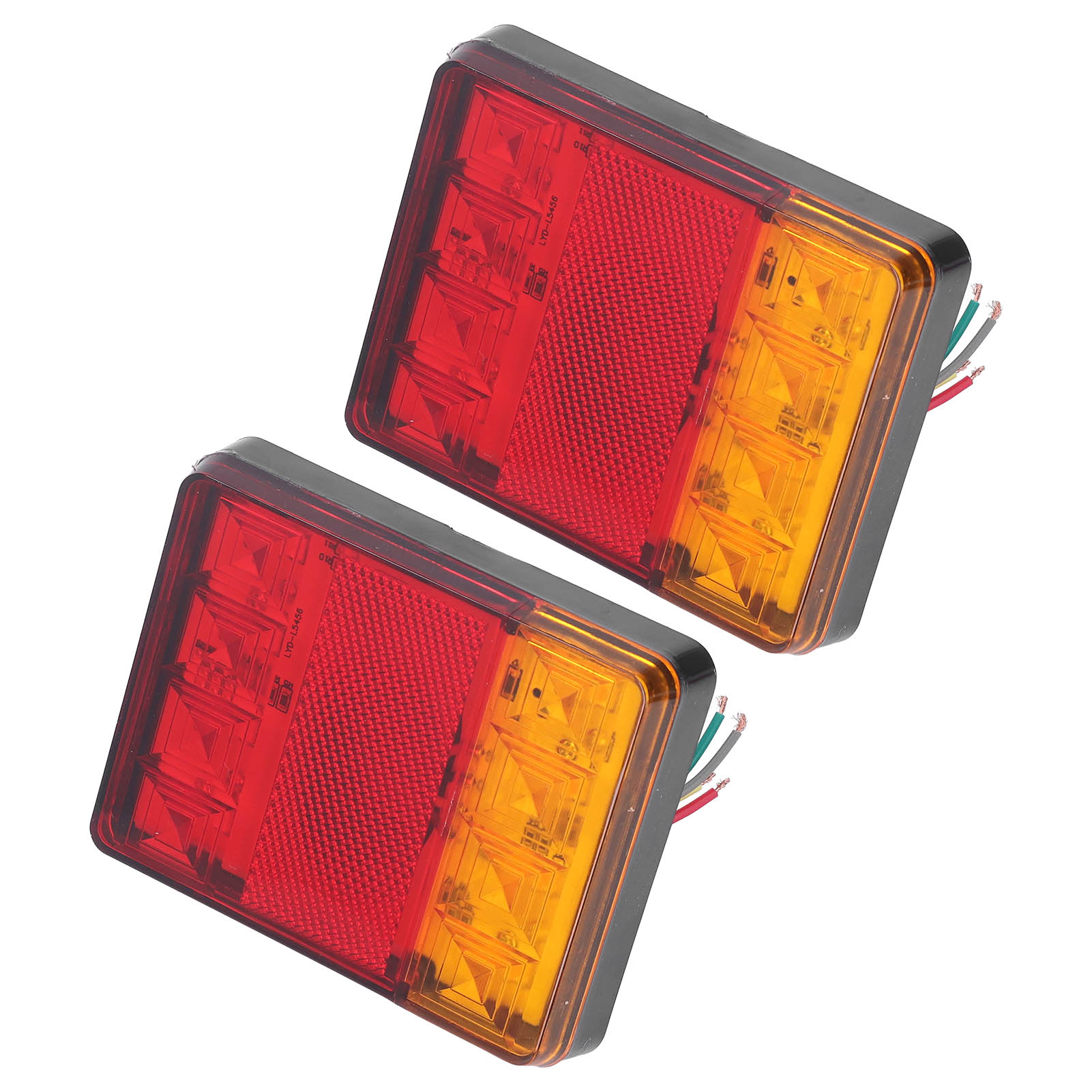 12v 8led Rückleuchten, 2 Stück, Bremslichter/blinker Für Anhänger, Wohnwagen, Transporter, Wohnmobil, Quad
