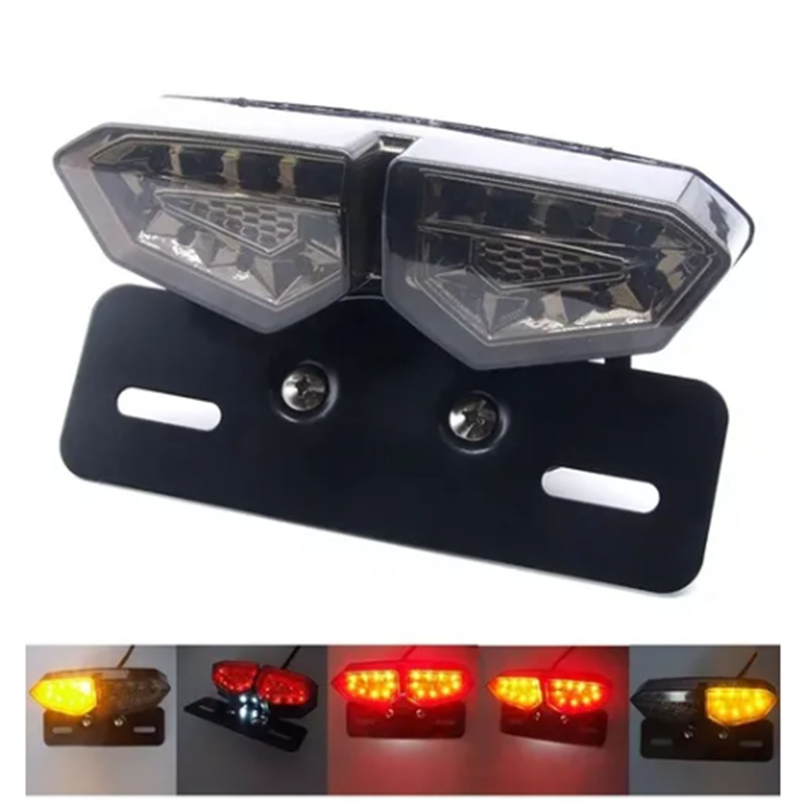 Motorrad-led-rücklicht, 21 Leds, Rot, 12 V Dc, Wasserdicht, Universelles Bremslicht Für Motorräder
