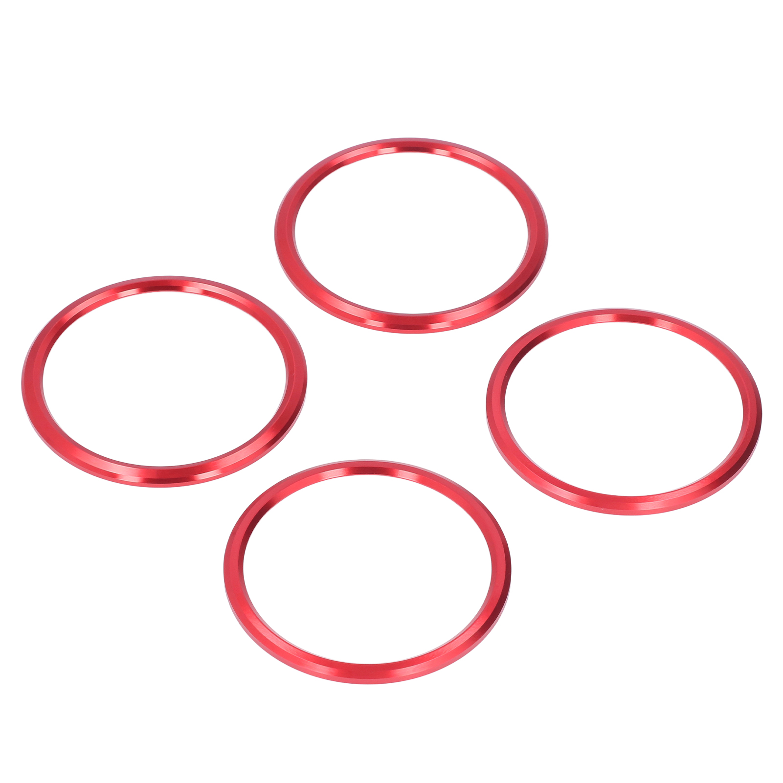 4-teiliges Set Lüftungsgitter Aus Aluminiumlegierung, Ersatzteil Für Chevrolet Camaro 2016–2019, Rot