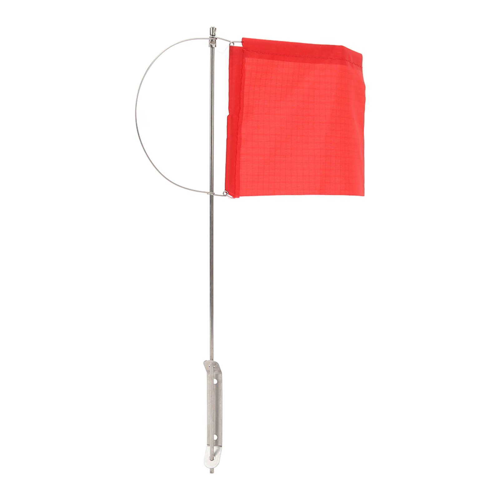 Rote Edelstahl-windanzeigeflagge Für Bootsmast, Segelboot Und Yacht, Metall-anemoskop 140x120mm (5,51x4,72 Zoll)