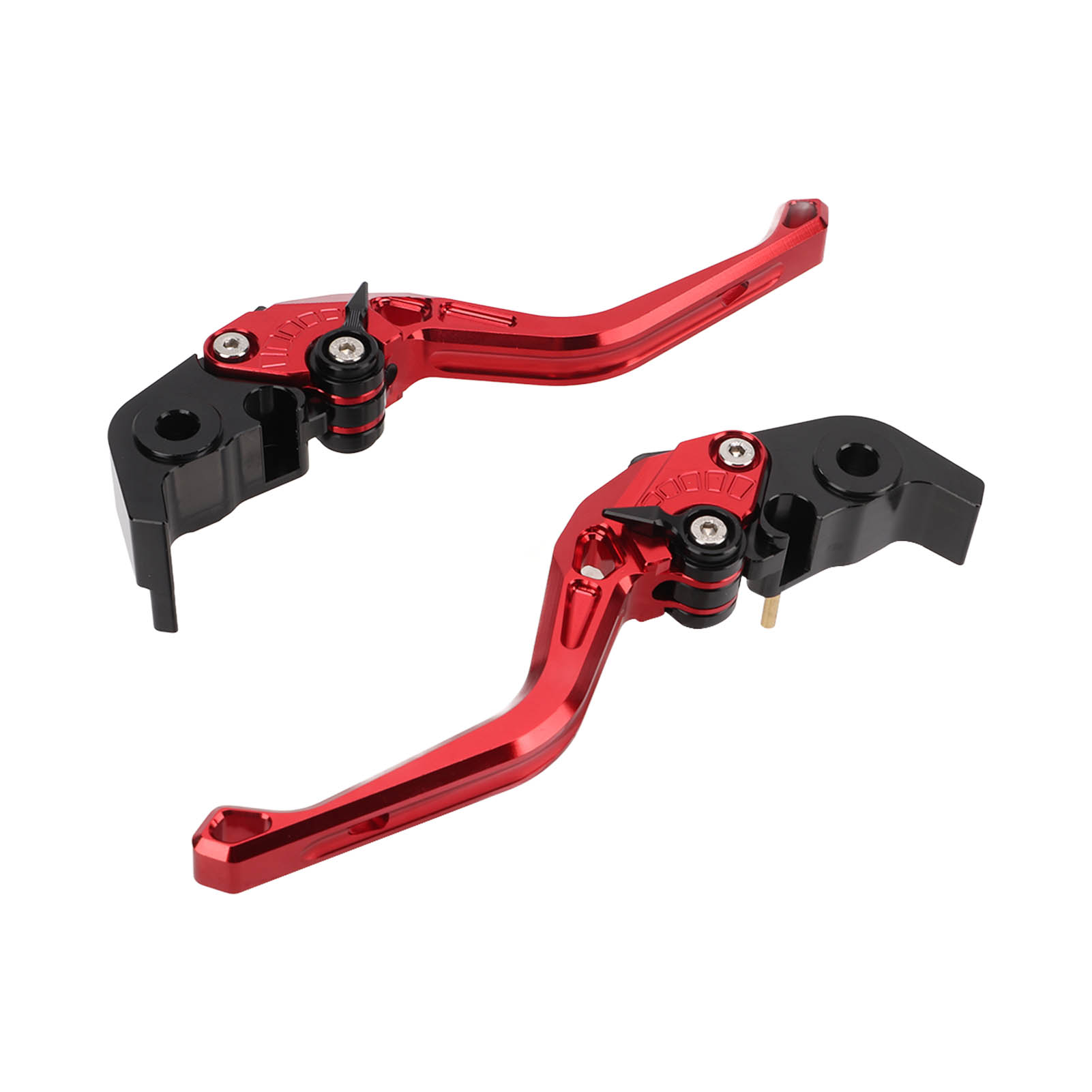 Satz Aus 2 Verstellbaren, Ausziehbaren Brems- Und Kupplungshebeln Aus Cnc-gefräster Aluminiumlegierung, Ersatz Für Ducati Streetfighter Panigale, Rot