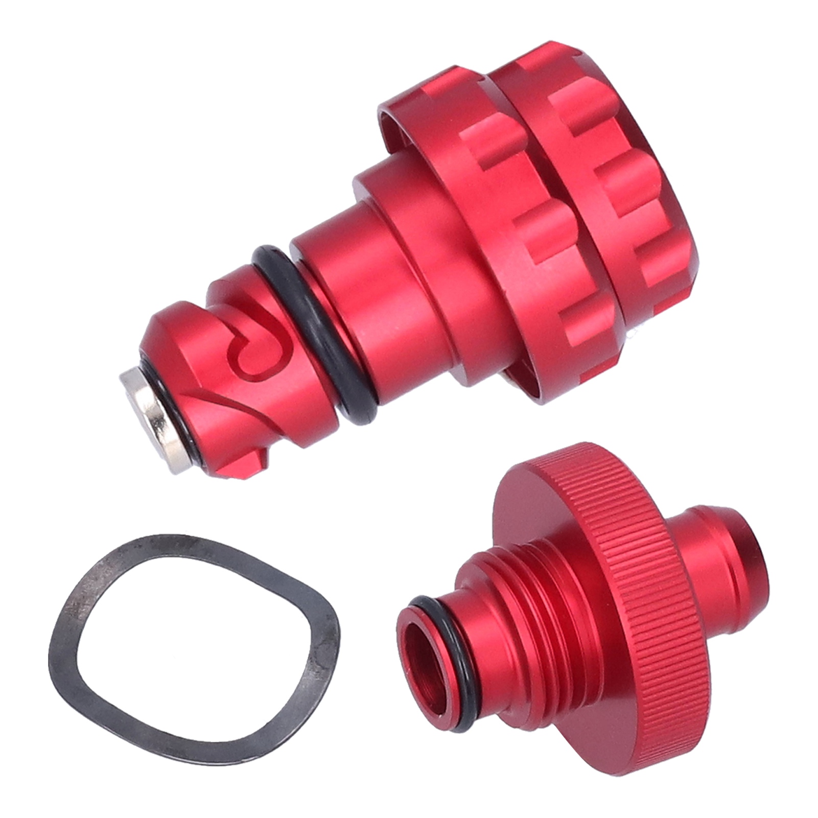 Magnetische Ölablassschraube Aus Roter Aluminiumlegierung, Passender Ersatz Für Ford F150 Ab Baujahr 2015, Inklusive Dichtungssatz.