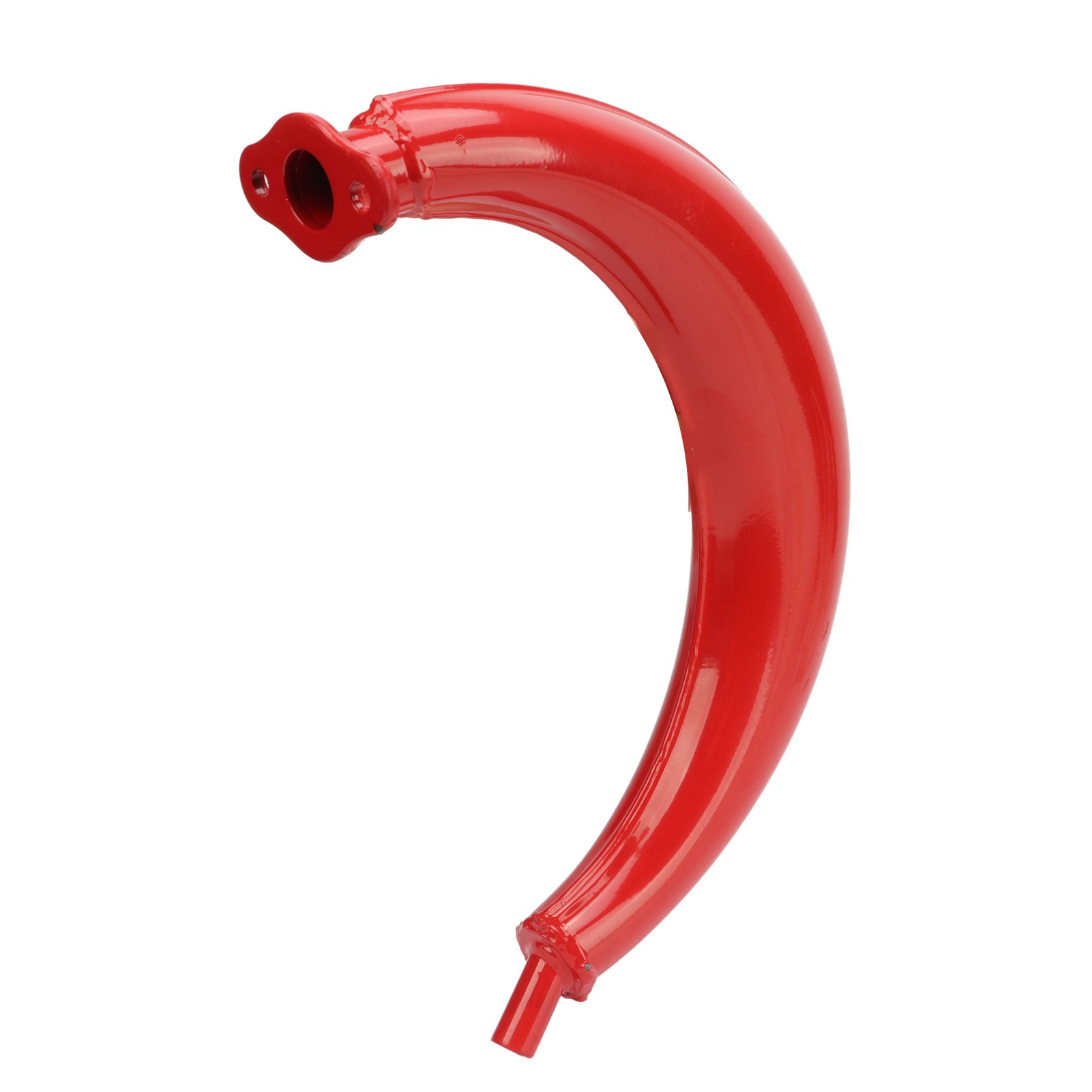 Roter, Halbmondförmiger Auspuffschalldämpfer, 40-mm-rohr, Ersatz Für 2-takt-motoren Mit 49 Cm³, 60 Cm³, 66 Cm³ Und 80 Cm³.