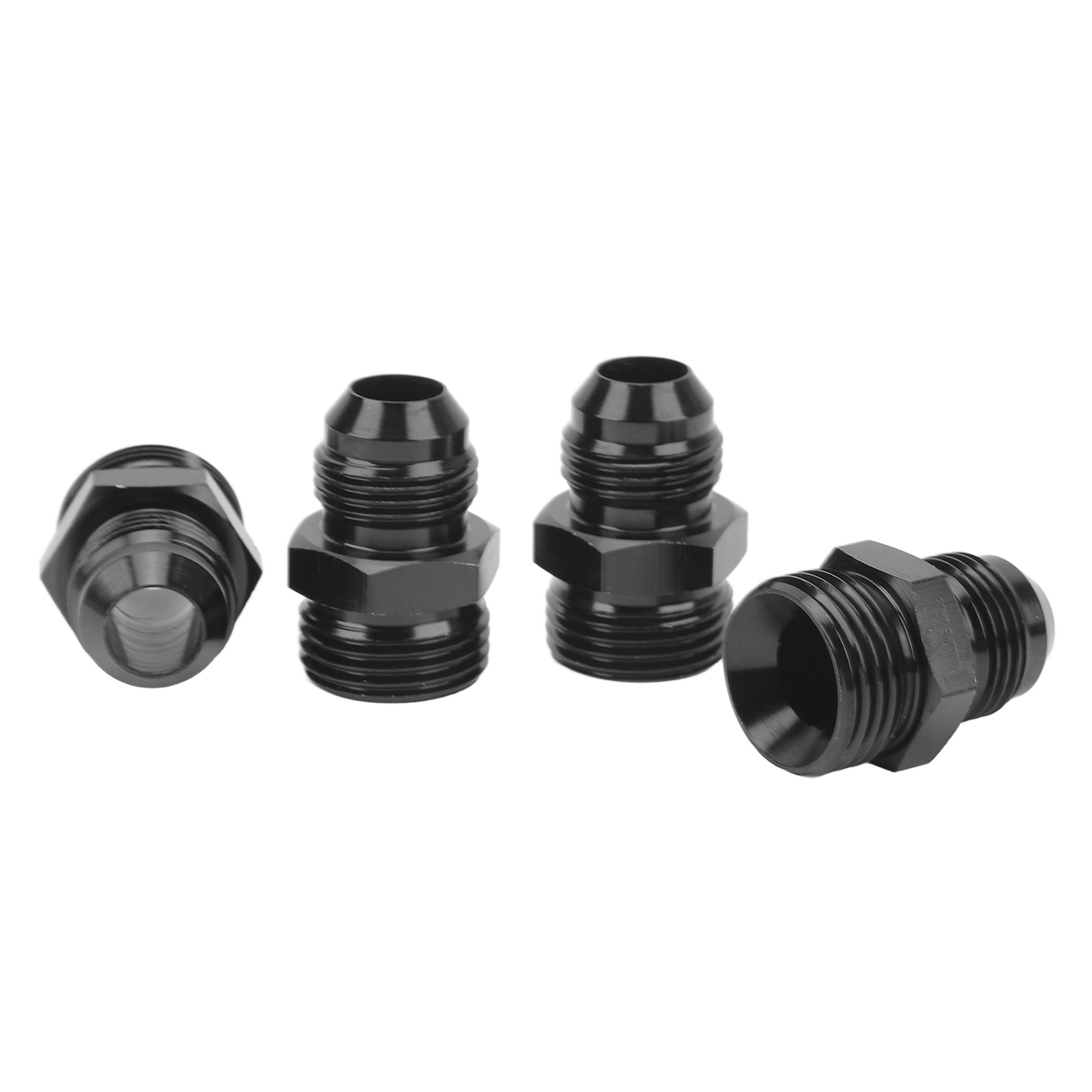 Stück O-ring-anschlussstutzen, Außengewinde, Kraftstoffverteilerrohr-adapter 1500 Psi, O-ring-anschlussstück Für Kraftstoffverteilerrohr, Ölkühler, Kraftstoffpumpe, 10an Orb Auf 8an