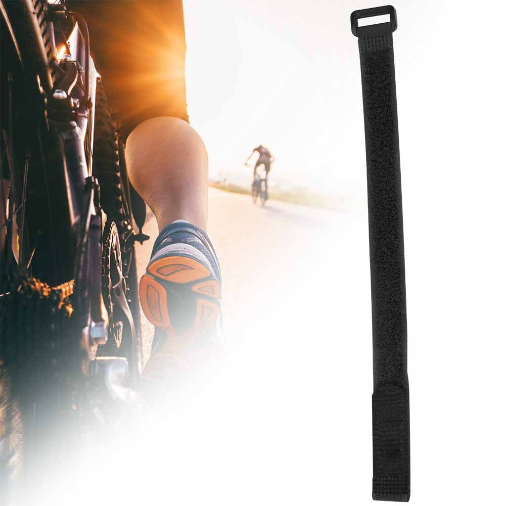 5 Stück Nylon-klebeband Fahrradlenkerriemen Fahrrad-luftpumpe Befestigungsseil (schwarz)