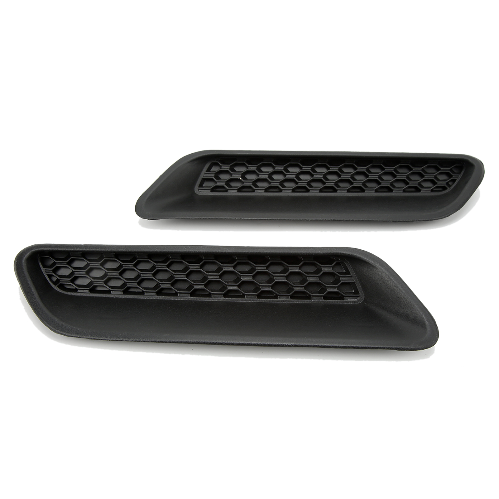 2 Stück Seitenlüftungsabdeckungen Für Die Motorhaube 68324991aa Rostfrei Und Farbecht Ersatz Für Dodge Ram 1500 Truck Rt 2009–2018