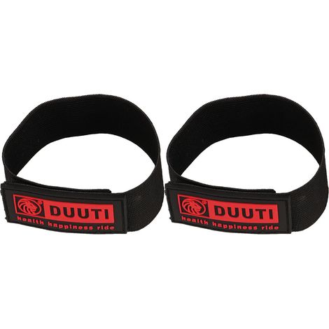Duuti 2er-pack Elastische Fahrrad-gamaschen, Sicherheitsgurte, Beinbänder Für Fahrräder, Fahrradausrüstung (schwarz)