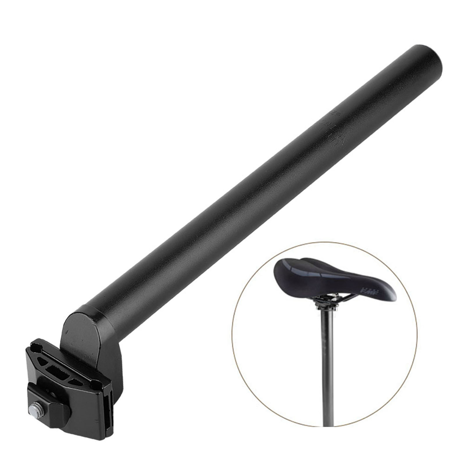 25,4 X 300 Mm Mountainbike-sattelstütze, Stoßfest, Schwarz