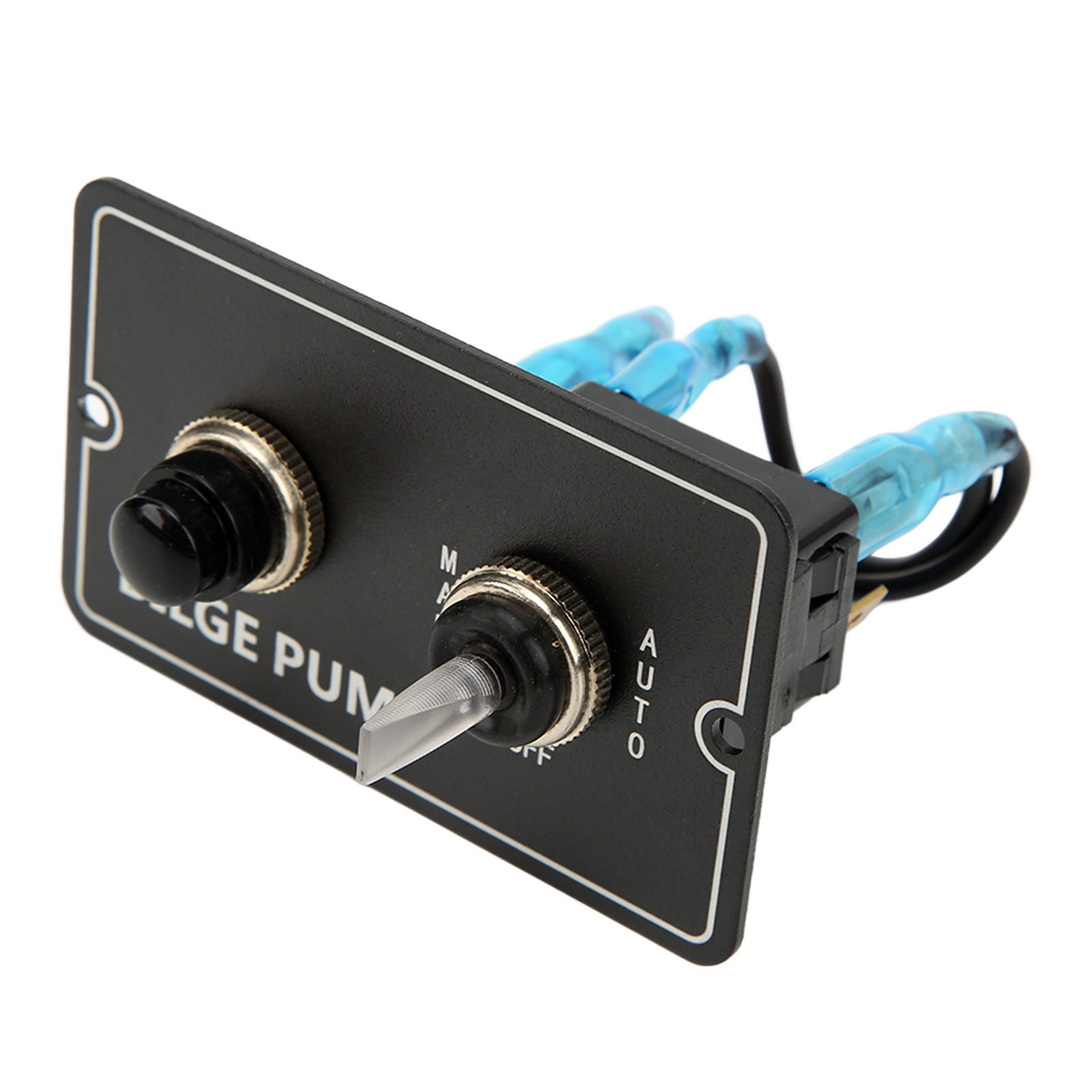 Bilgenpumpenschalter, Aluminium-kippschalter, Manuell/automatisch, Für Boote Und Schiffe, 12/24 V, 15 A, Led-anzeige