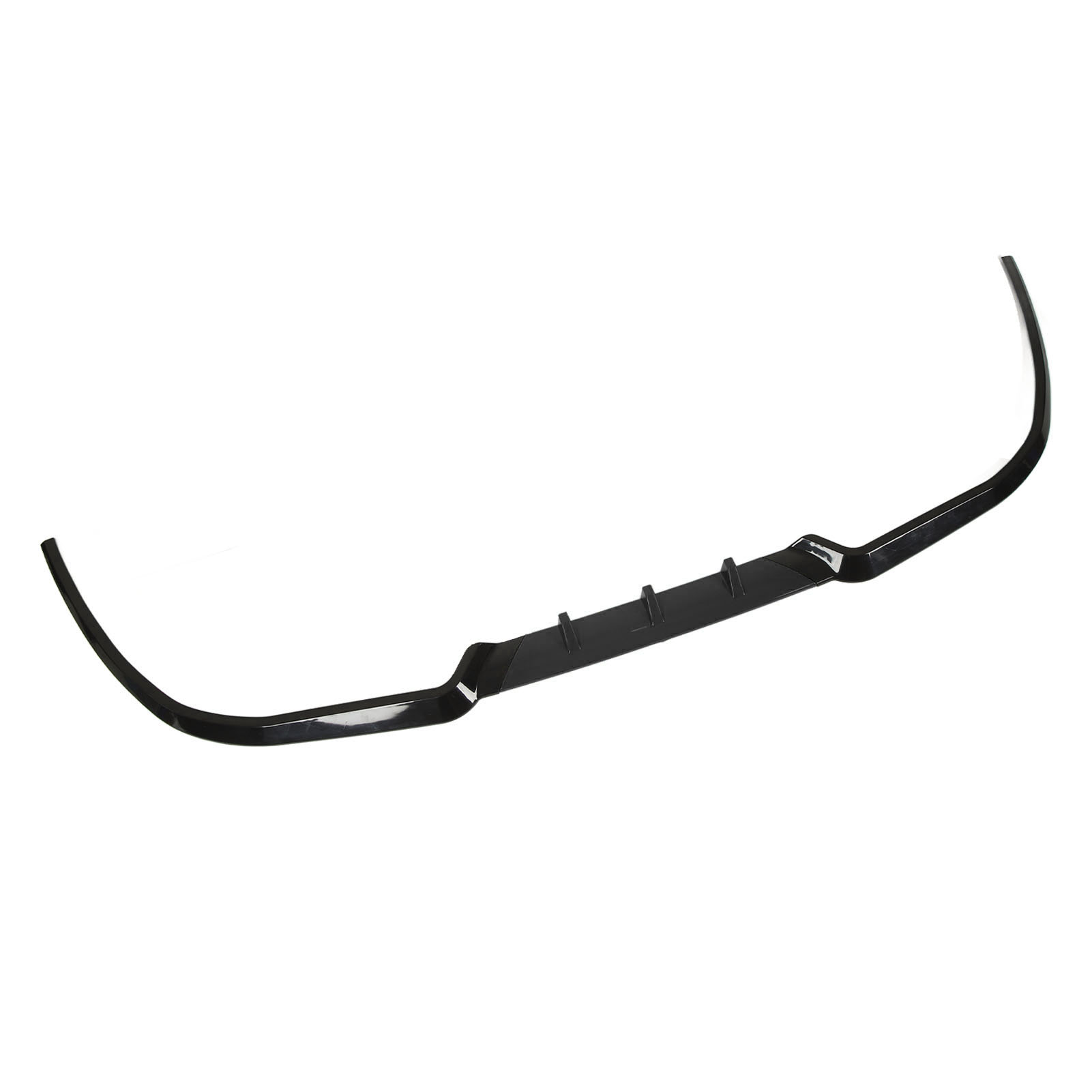 3-teiliger Frontstoßstangen-splitter, Robust Und Mit Abgerundeten Ecken, Universell Passend Für A3, A4 Und A6, Glänzend Schwarz