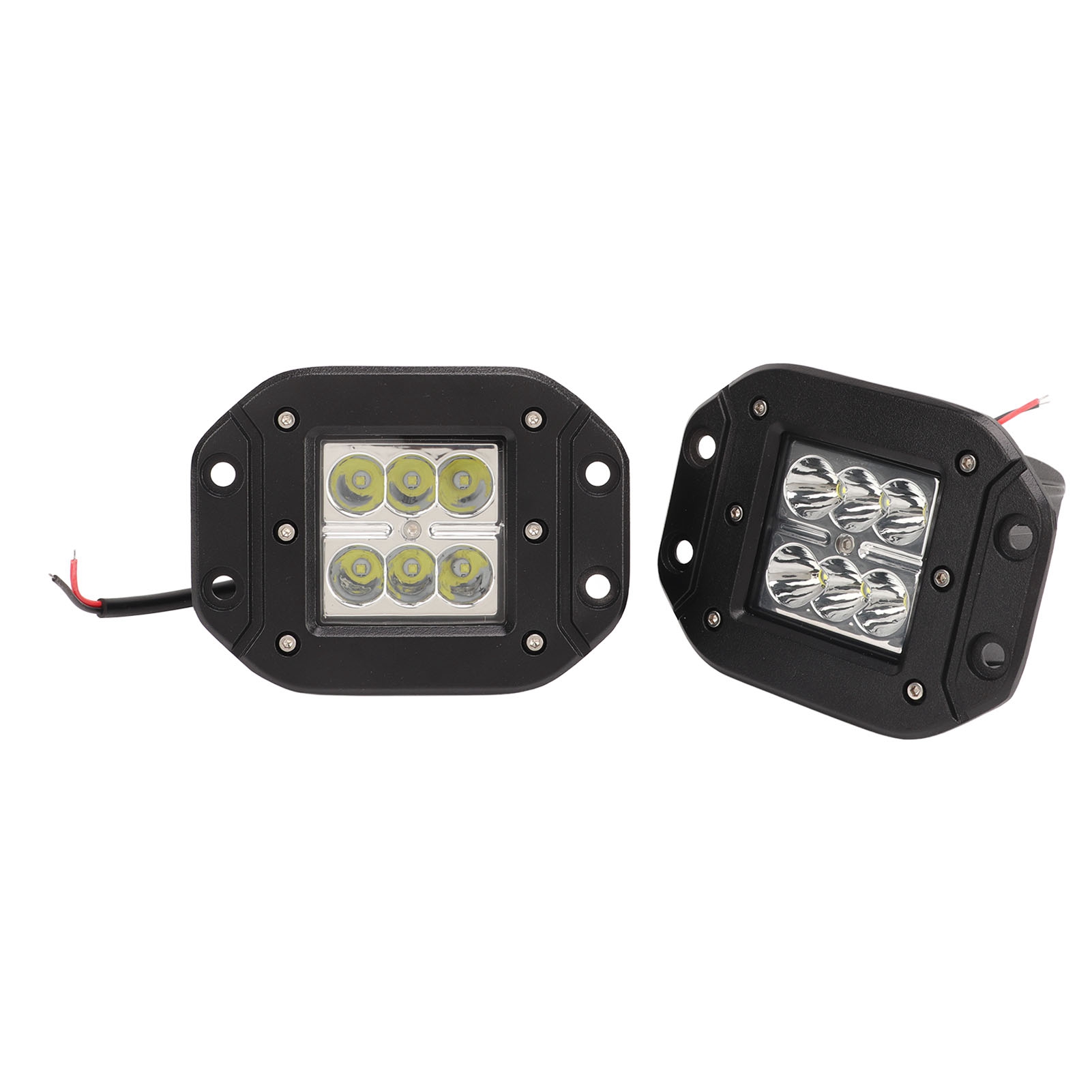 1 Paar Dc 12–24v Offroad-led-fahrscheinwerfer, Ip67 Wasserdicht, 4w Hochleistungs-flutlicht, Ersatz Für Polaris Sportsman