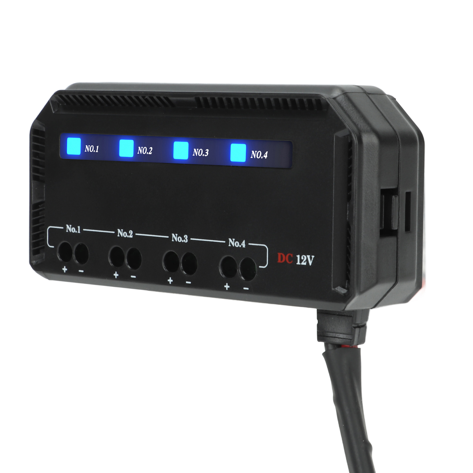 4-fach Sicherungs- Und Relaiskasten, Schnellverdrahtung, 12 V, 20 A, Mit Led-anzeige Für Motorrad, Auto, Lkw, Wohnmobil Und Elektrofahrzeug