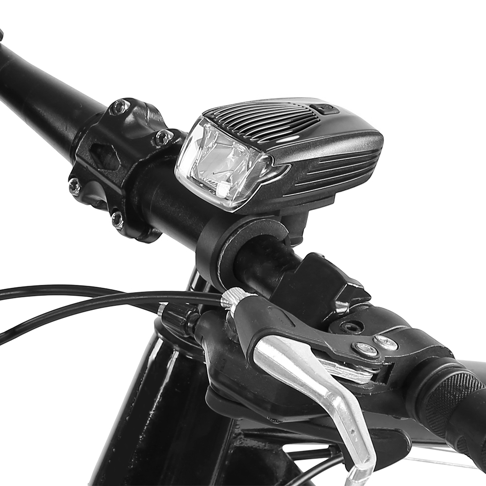 Ipx5 Wasserdichte Led-fahrradlampe, Fahrradscheinwerfer, Usb-aufladbare Fahrradfrontleuchte (schwarz)