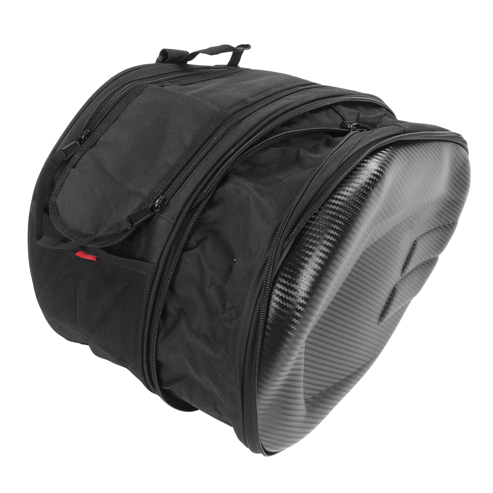 1 Paar Motorrad-satteltaschen Aus 600d Oxford-gewebe, Großes Fassungsvermögen, Vielseitig Einsetzbar, Im Carbonfaser-stil