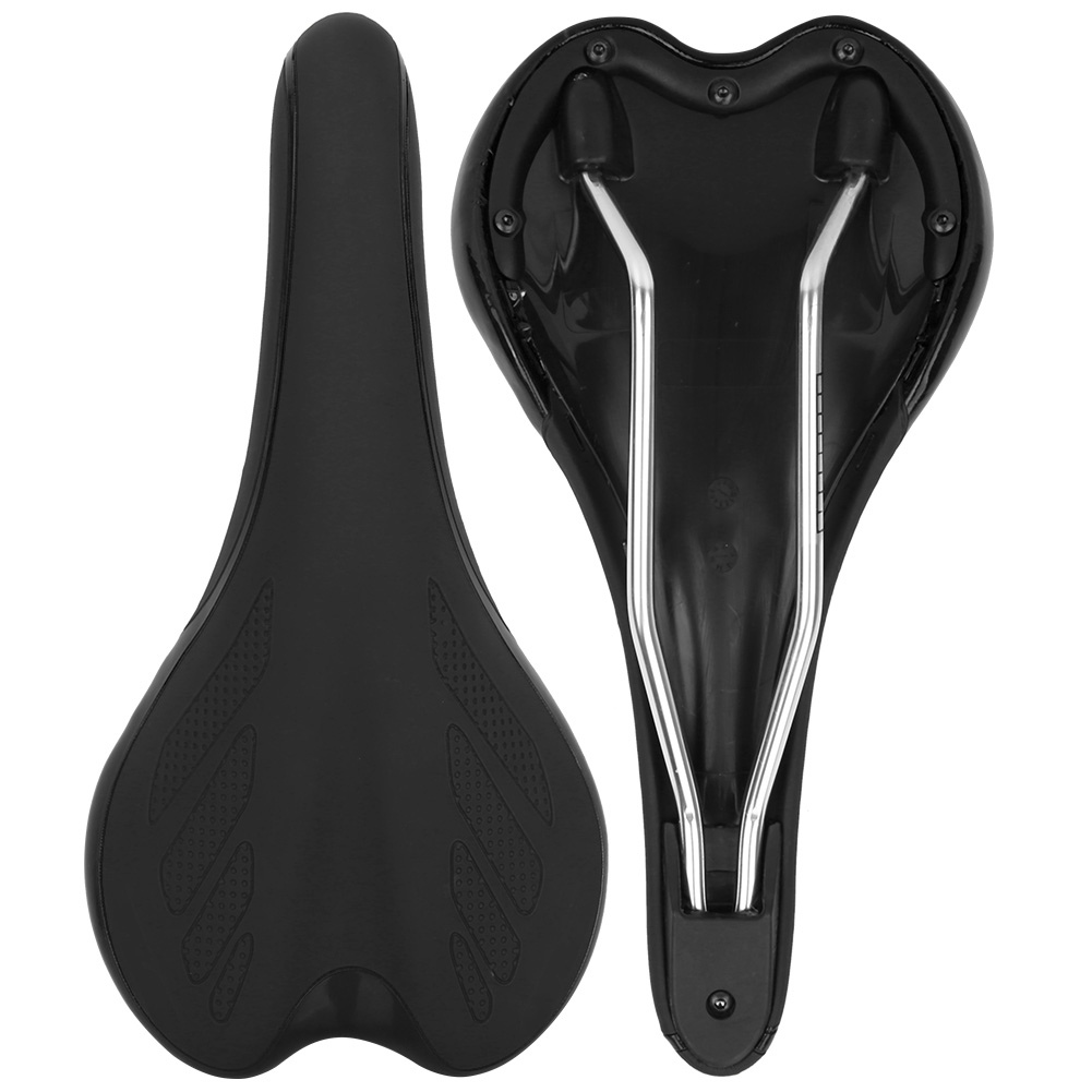 Ergonomischer Mountainbike-sattelbezug, Fahrradkissenbezug, Fahrradzubehör (schwarz)