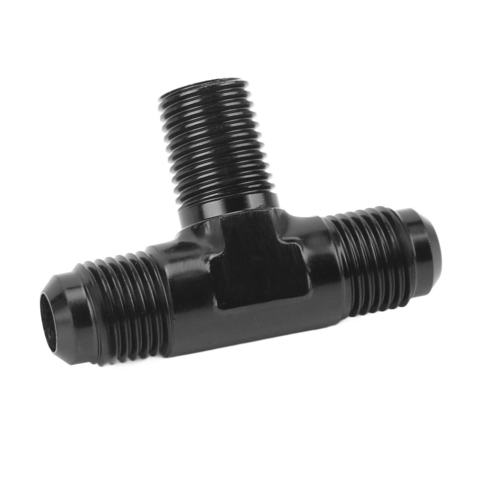 T-adapter, 3-wege-t-förmiger Verbinder, Aluminiumlegierung, Schwarz Eloxiert, 6an Auf 1/4 Npt