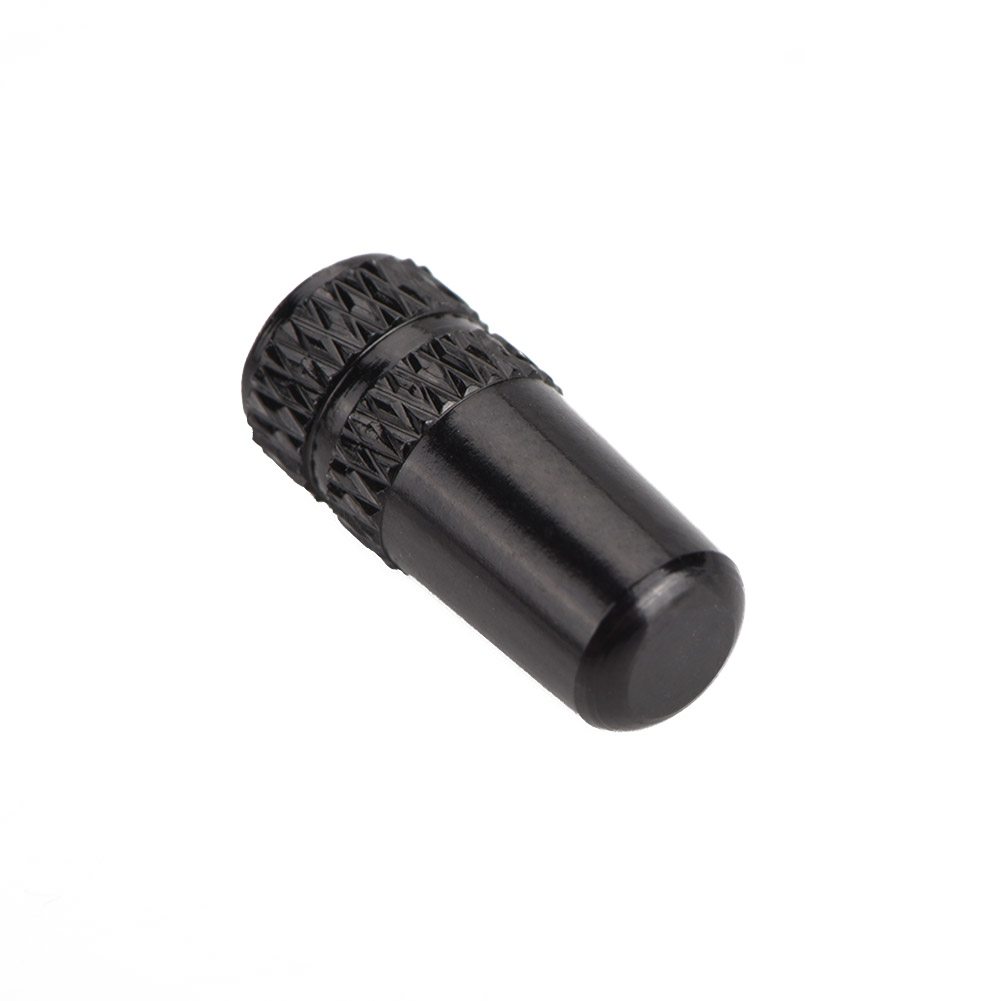 10 Capuchons De Protection Pour Valve Française De Pneu De Vélo En Alliage D'Aluminium (noir)