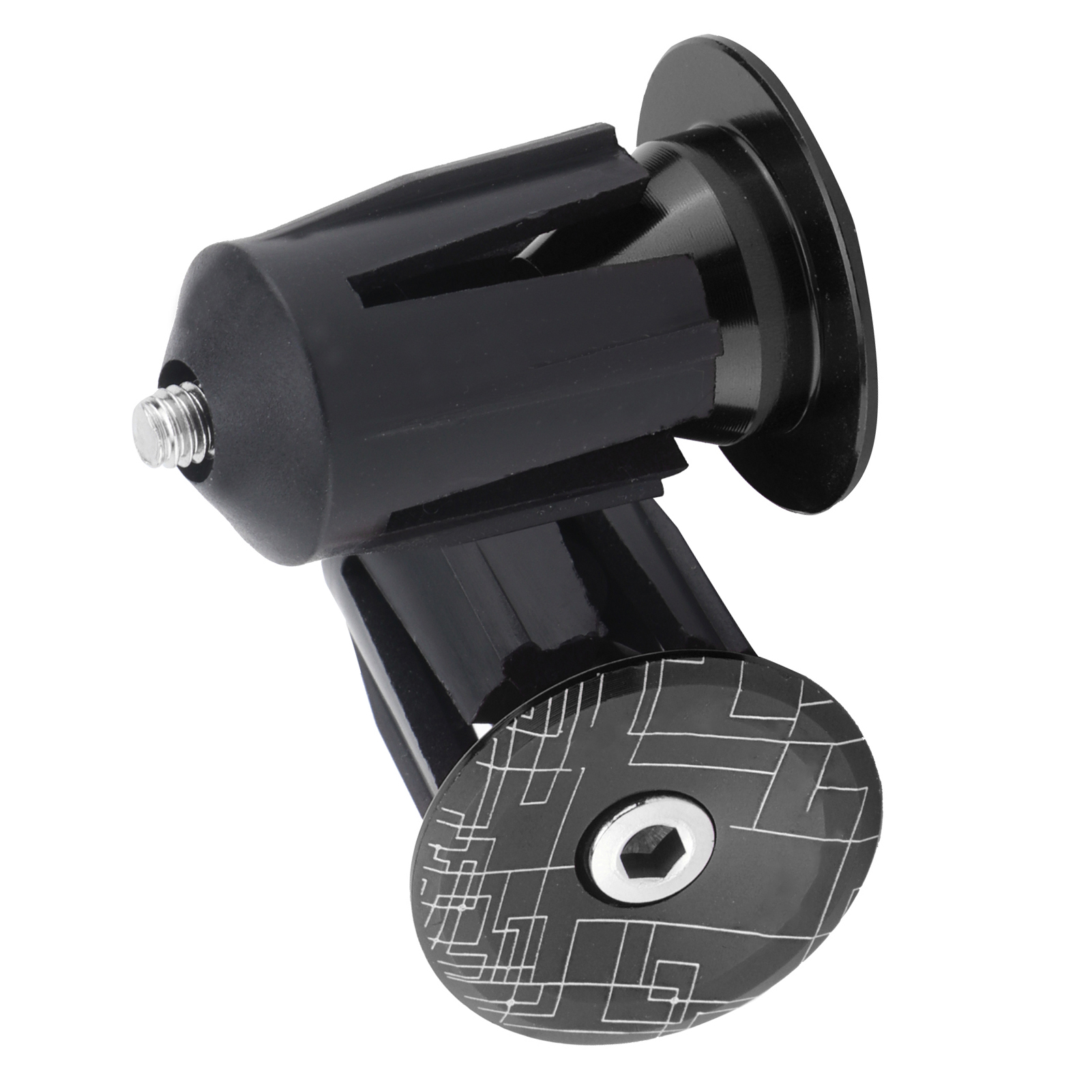 Lot De 2 Embouts De Guidon Pour Vélo De Route Et Vtt, Noirs