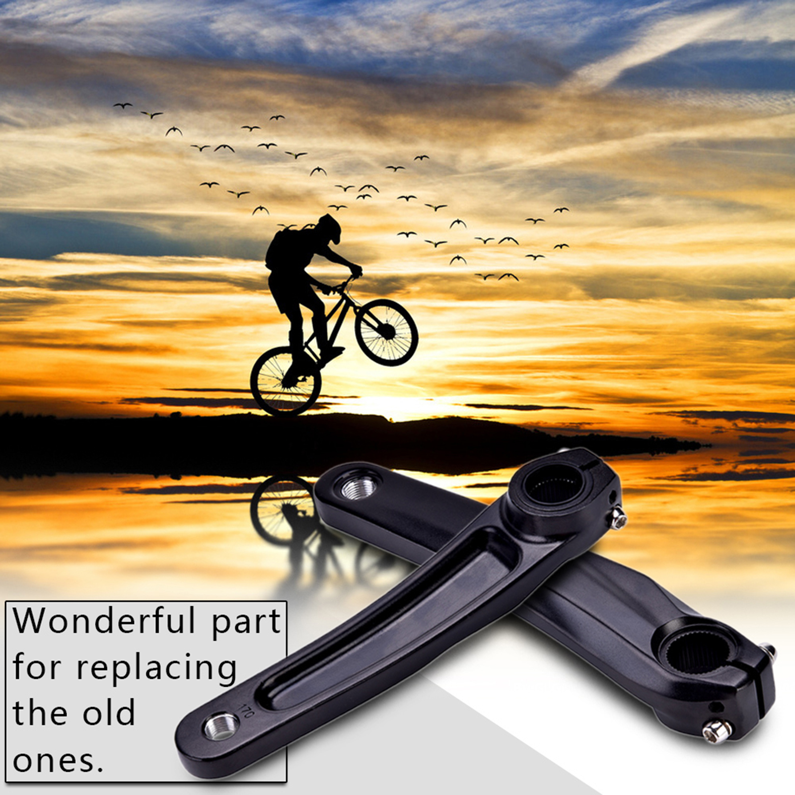 Manivelle Gauche En Alliage D'Aluminium Pour Vélo, Compatible Avec Les Pédaliers 590, 610, Slx, Xt Et Xtr (noire)