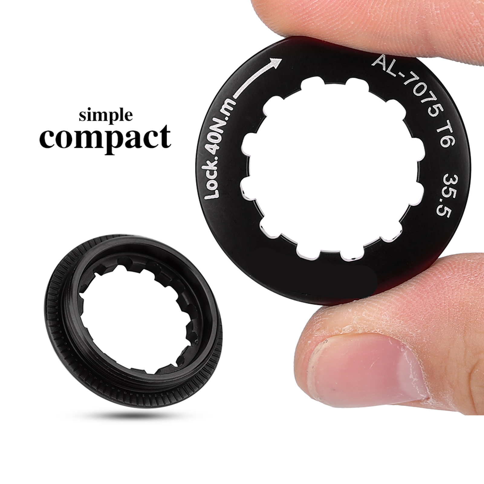 Roue D'Inertie Meijun Pour Vélo À Cassette, Noire