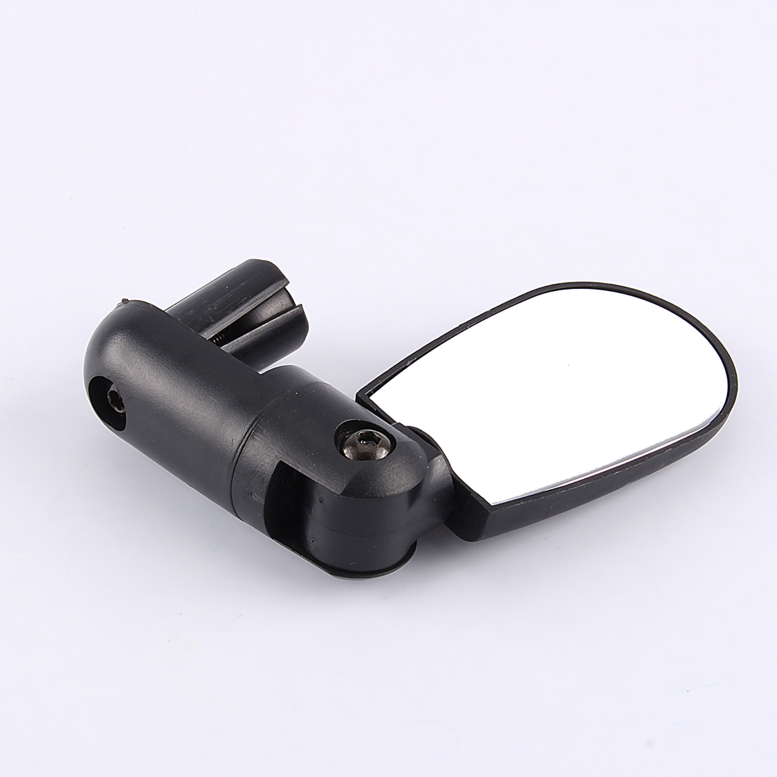 Nouveau Mini Rétroviseur De Guidon De Vélo Noir, Rotatif Et Flexible