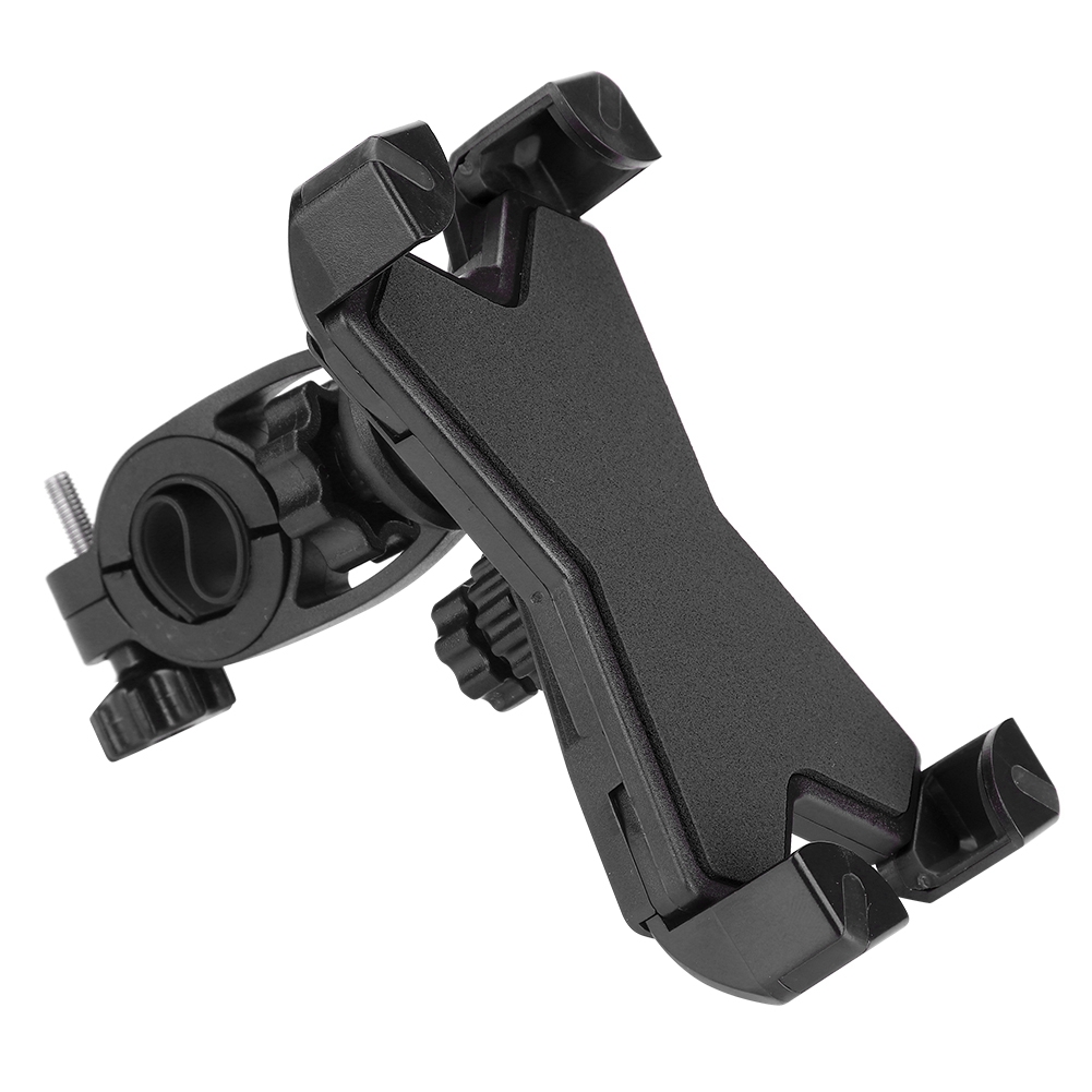 Support De Téléphone Portable Pour Guidon De Vélo De Route/vtt, Résistant Et Rotatif À 360°, Noir.