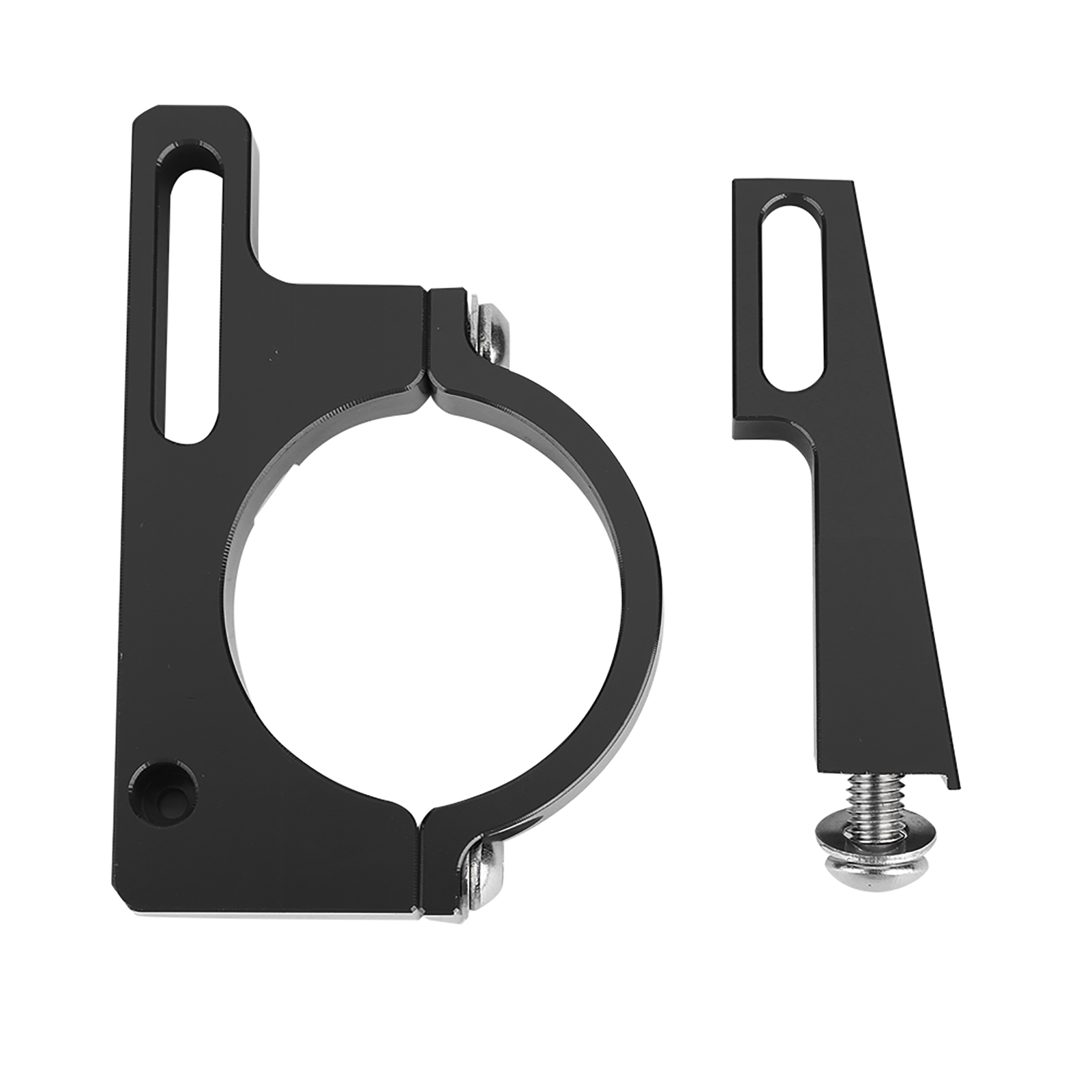 Adaptateur De Collier De Dérailleur Avant Pliable En Alliage D'Aluminium Ultra-léger Pour Vélo (noir)