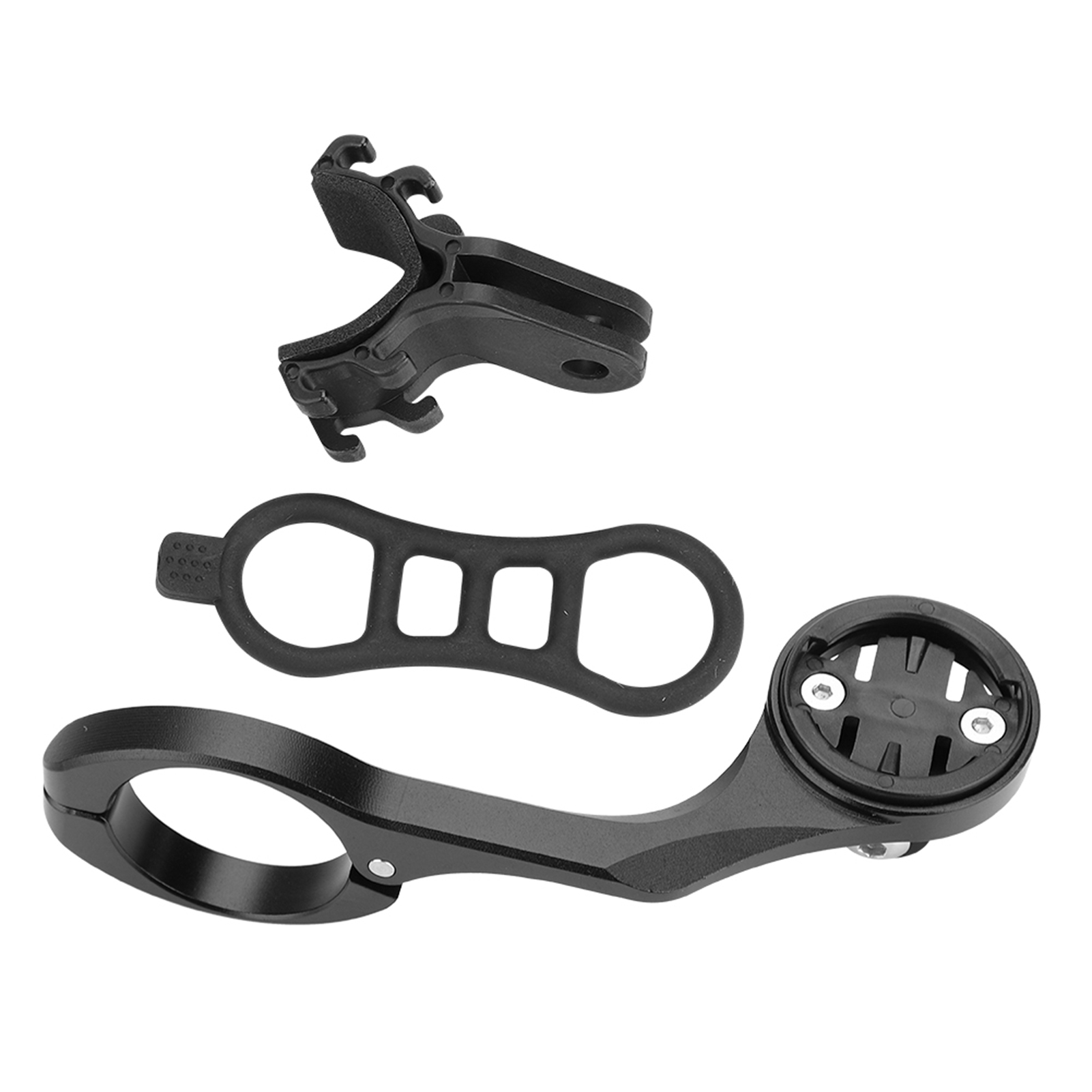 Support D'Extension Pour Caméra D'Action, Lampe Torche Et Compteur De Vélo En Alliage D'Aluminium (noir, Pour Garmin Igps)
