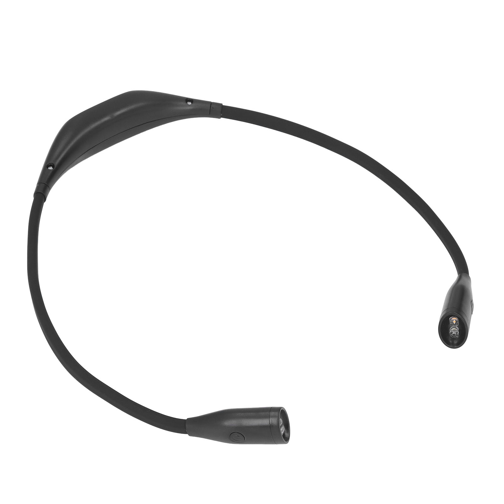 Wiederaufladbare Led-nackenlampe Per Usb, 3 Helligkeitsstufen, 360° Flexibel Zum Lesen, Laufen Und Basteln – Schwarz