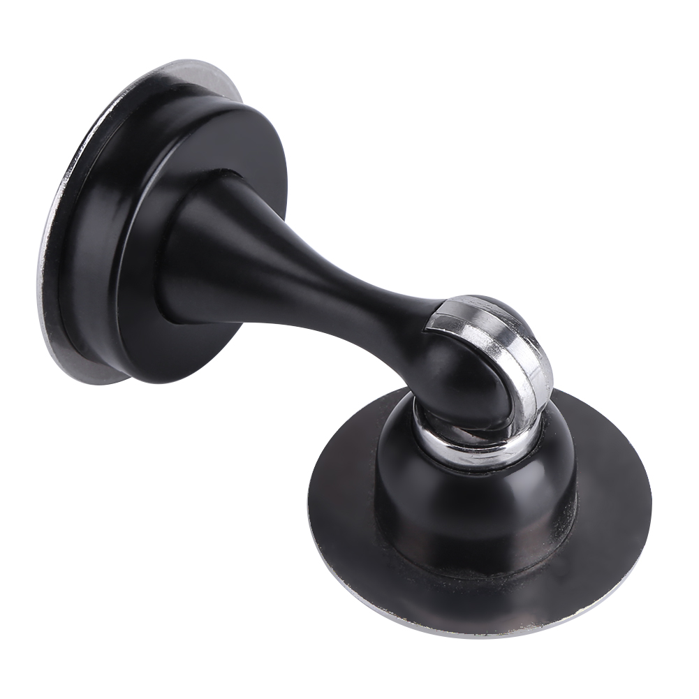 Magnetischer Türstopper Aus Edelstahl 304, Schwarzer Türstopper Für Zuhause, Stabile Wandmontage