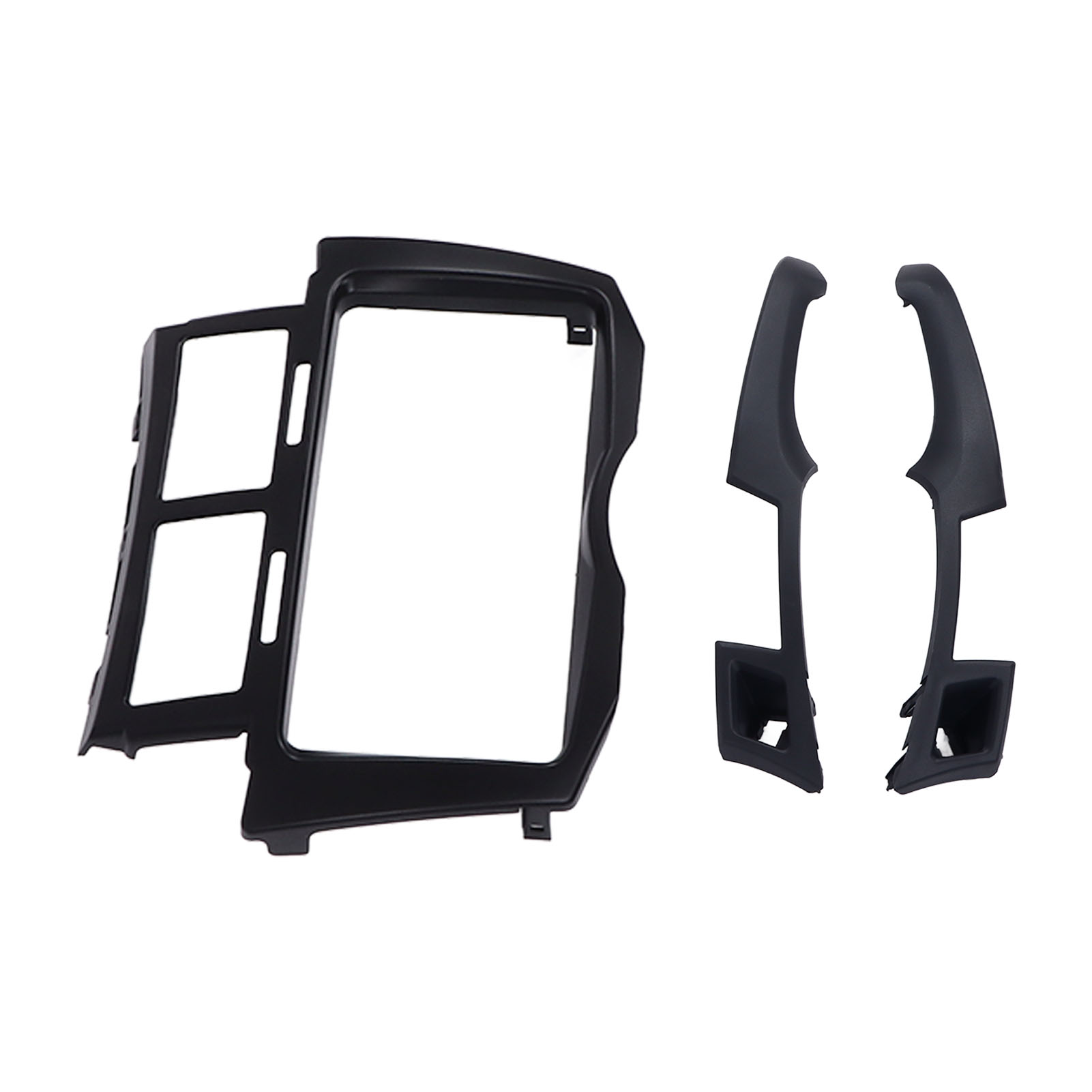 2din Autoradio-einbausatz, Schwarzer Armaturenbrettrahmen Für Toyota Yaris Vitz Platz 2005-2011