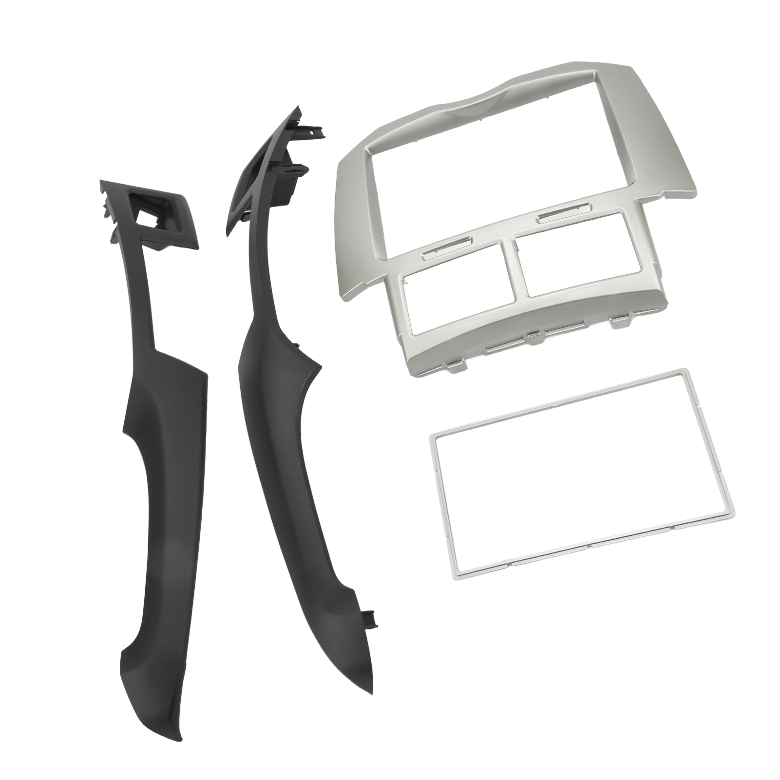 Einbausatz Für 2-din-autoradio, Armaturenbrettblende, Passend Für Toyota Yaris, Vitz, Platz (2005–2011), Schwarze Ersatzblende