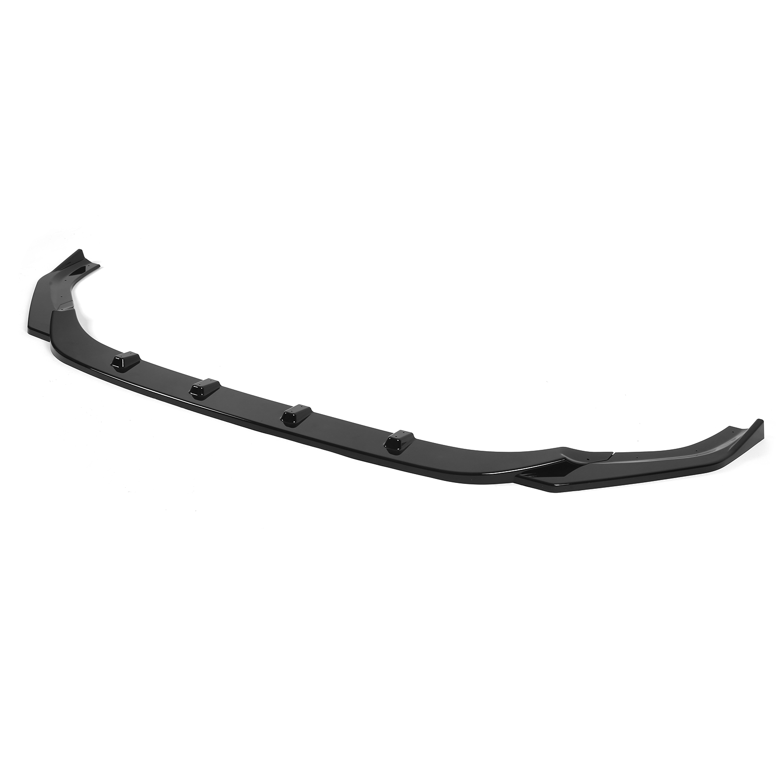 3 Maxton Style Frontspoilerlippen Für Vw Golf R Mk7.5 2017–2020, Stoßstangenspoiler-set Aus Glänzend Schwarzem Abs, Kompatibler Ersatz
