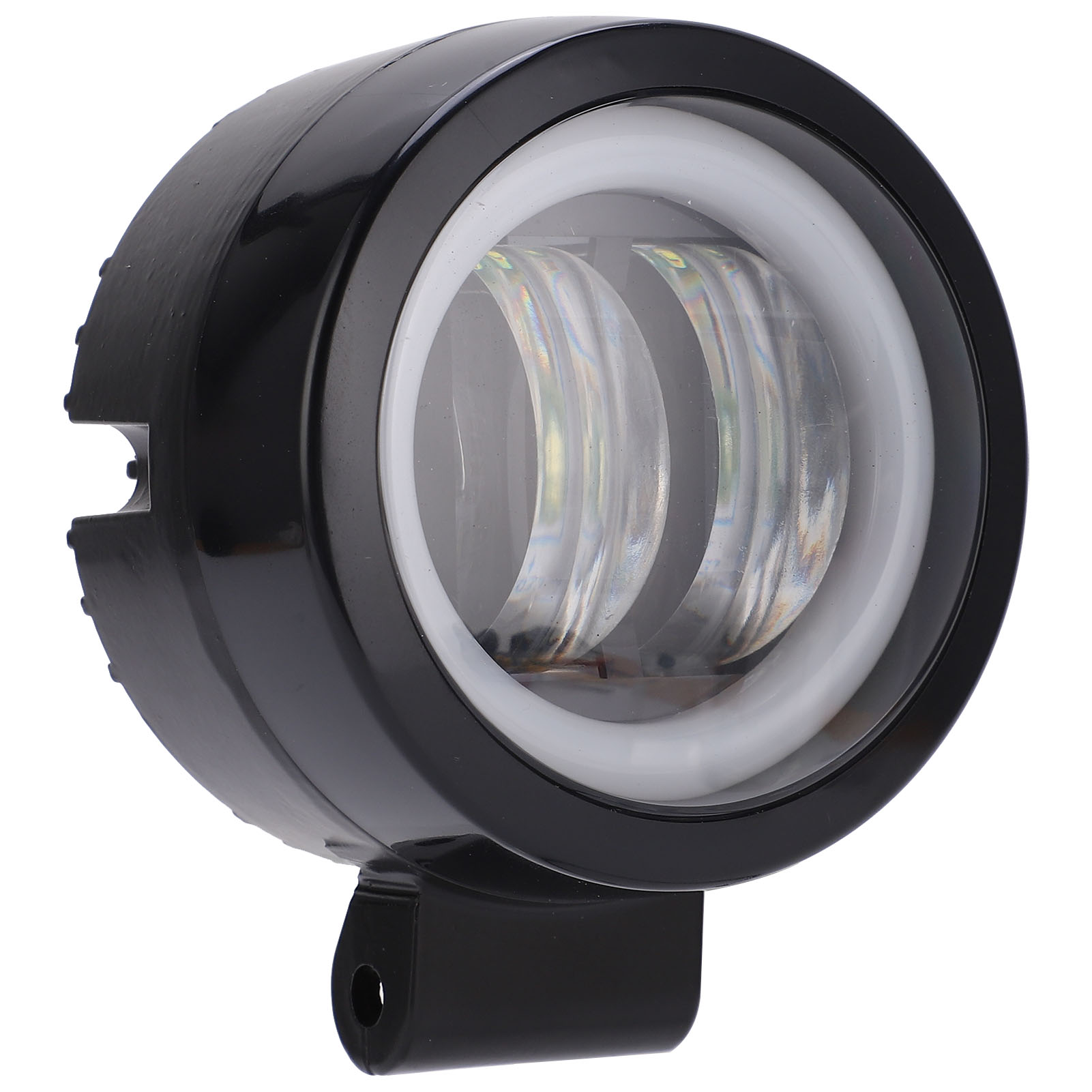 20w Led-nebelscheinwerfer Mit Doppelter 4d-linse Und Weißem Halo, Wasserdichte Zusatzscheinwerfer Für Motorrad, Quad, Lkw, Boot.