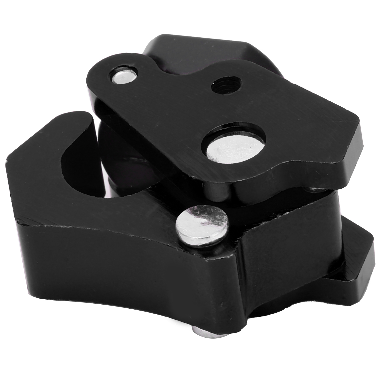 Universelle Motorradhalterung Aus Cnc-gefrästem Aluminium, Haken Für Helm Und Gepäckträger, Schwarz