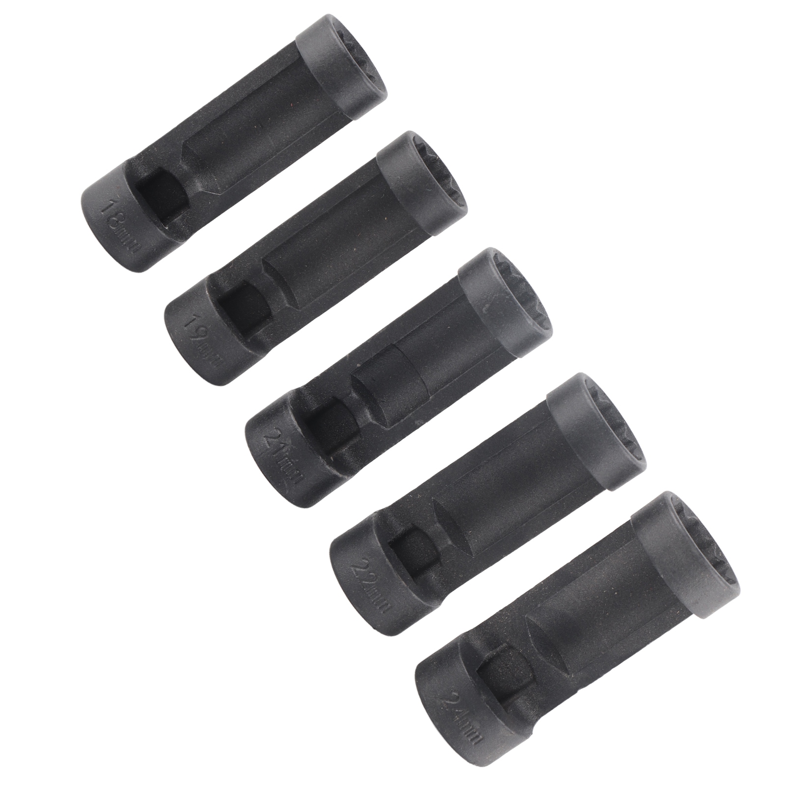 5-teiliger Stoßdämpfer-steckschlüsselsatz, 1/2 Zoll Basis, 18-24 Mm, Kfz-reparaturwerkzeug, Federbein-steckschlüsselsatz.