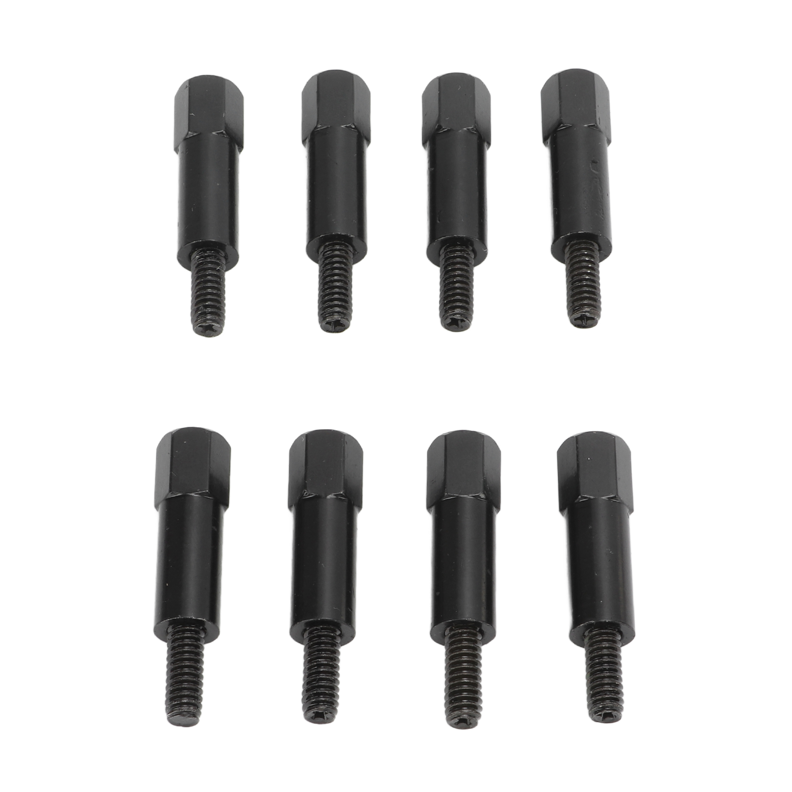 8 Stück Schwarz Pulverbeschichtete Zylinderkopfdeckelmuttern, Ersatz Für Sbc Small Block 283 305 327 350 383 400 Motoren.
