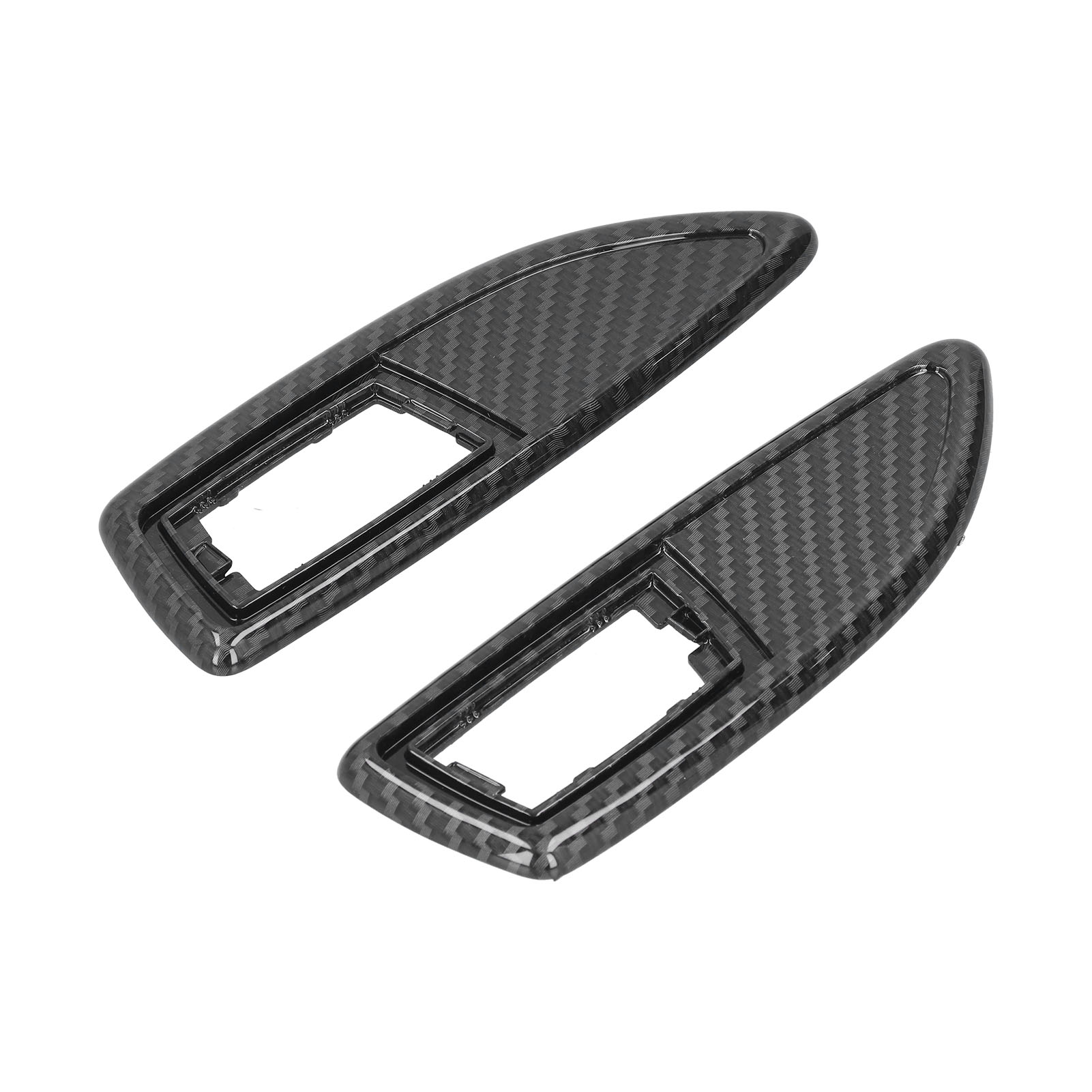 2 Seitliche Blinkerleuchten Mit Rahmen, Ersatzteil Für Vauxhall Corsa D (2006–2014), Carbonfaser-optik, Paar
