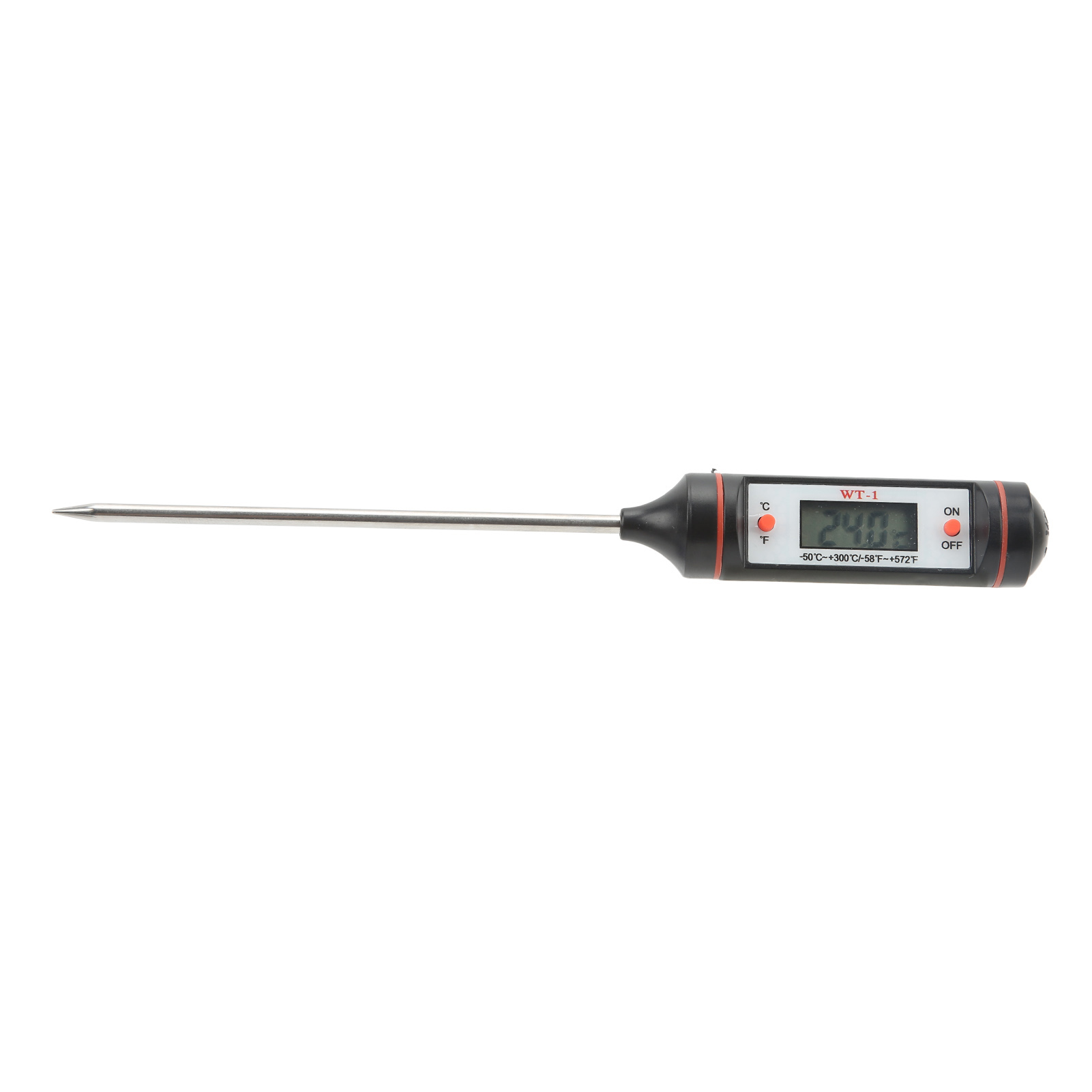 Präzises Kfz-klimaanlagenthermometer, Kratzfeste Sonde, Benutzerfreundliches Abs-gehäuse, Fahrzeugtemperaturanzeige